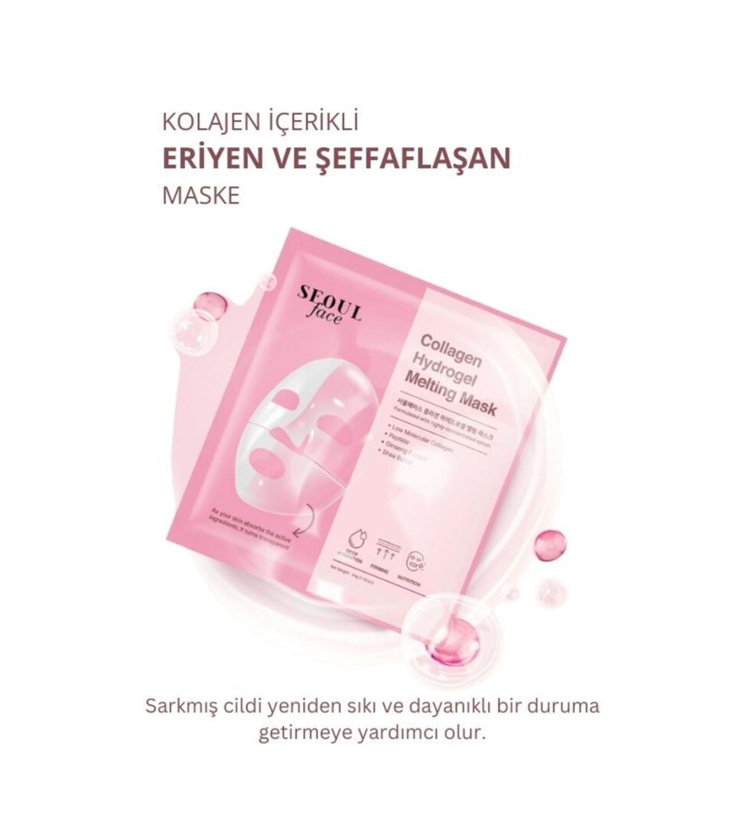 Dermal Seoulface Collagen Hydrogel Transparent Melting Mask 34g - Buy Online on GoSupps.com