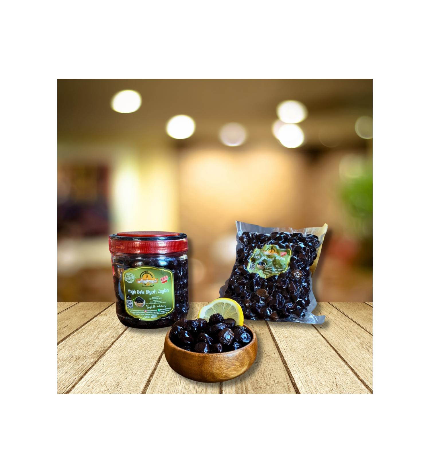 hataydangelir Black Olives (Low Salt) 2 KG