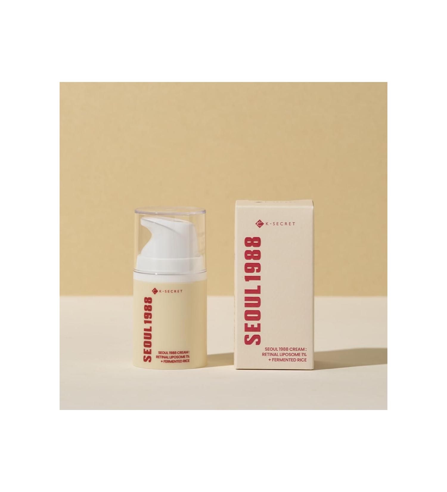 KSECRET SEOUL 1988 CREAM : Retinal Liposome 1% + Fermented Rice 50ml - Buy Online on GoSupps.com