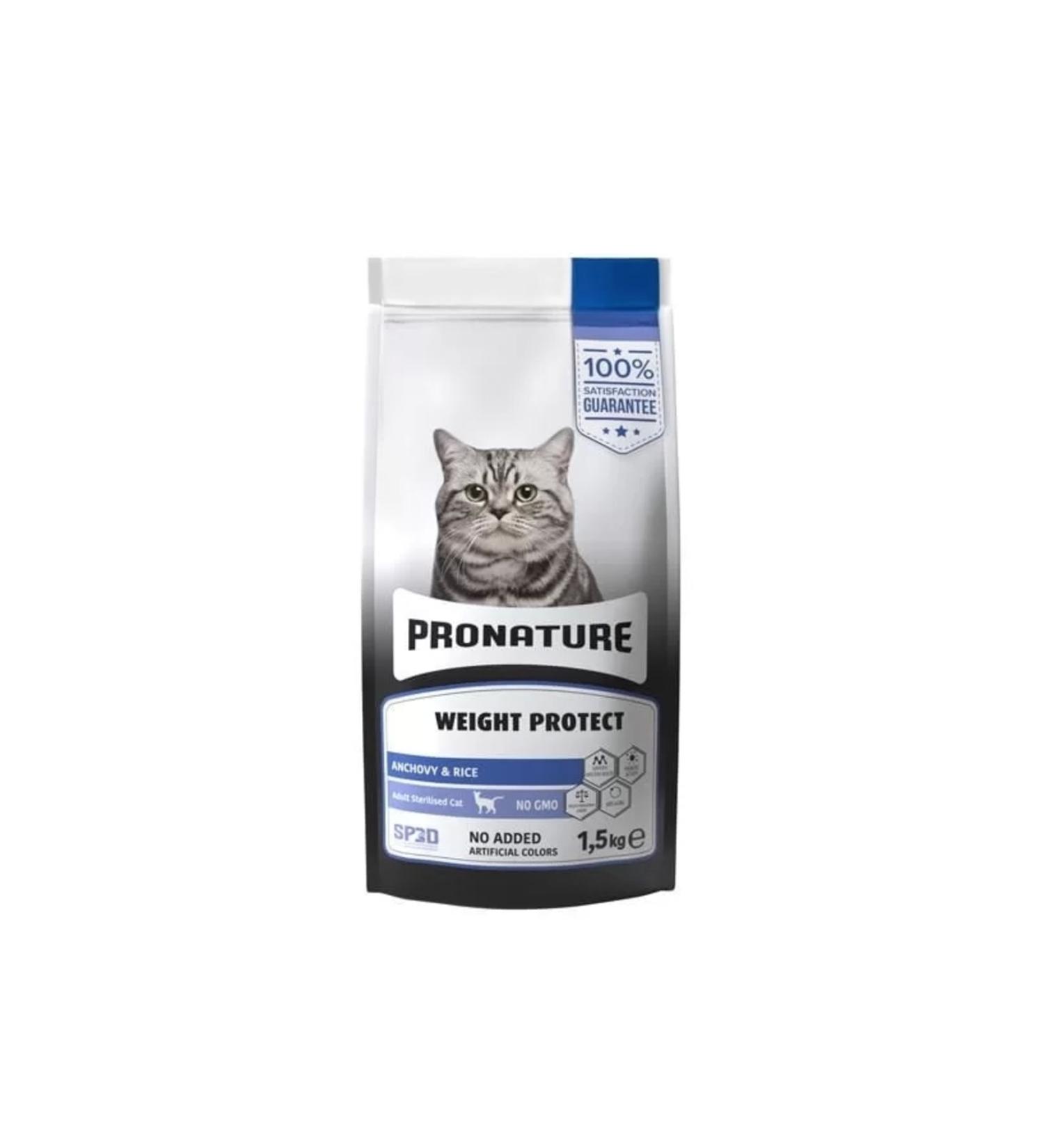 pronature Adult Sterilized Anchovy Neutered Cat Food 1.5 Kg