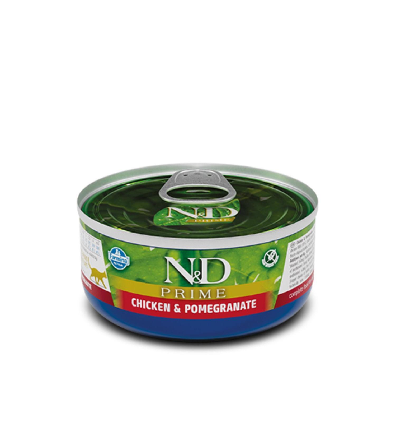 teknotrust Prime Chicken Pomegranate Kitten Grain-Free Kitten Canned Food 6 Pieces 70 Gr Wet Food