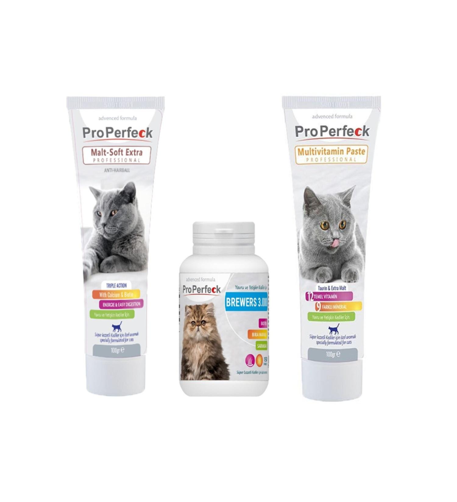 teknotrust Malt Soft Extra 100 gr + Multivitamin Paste 100 gr + Brewers 150 Tablets