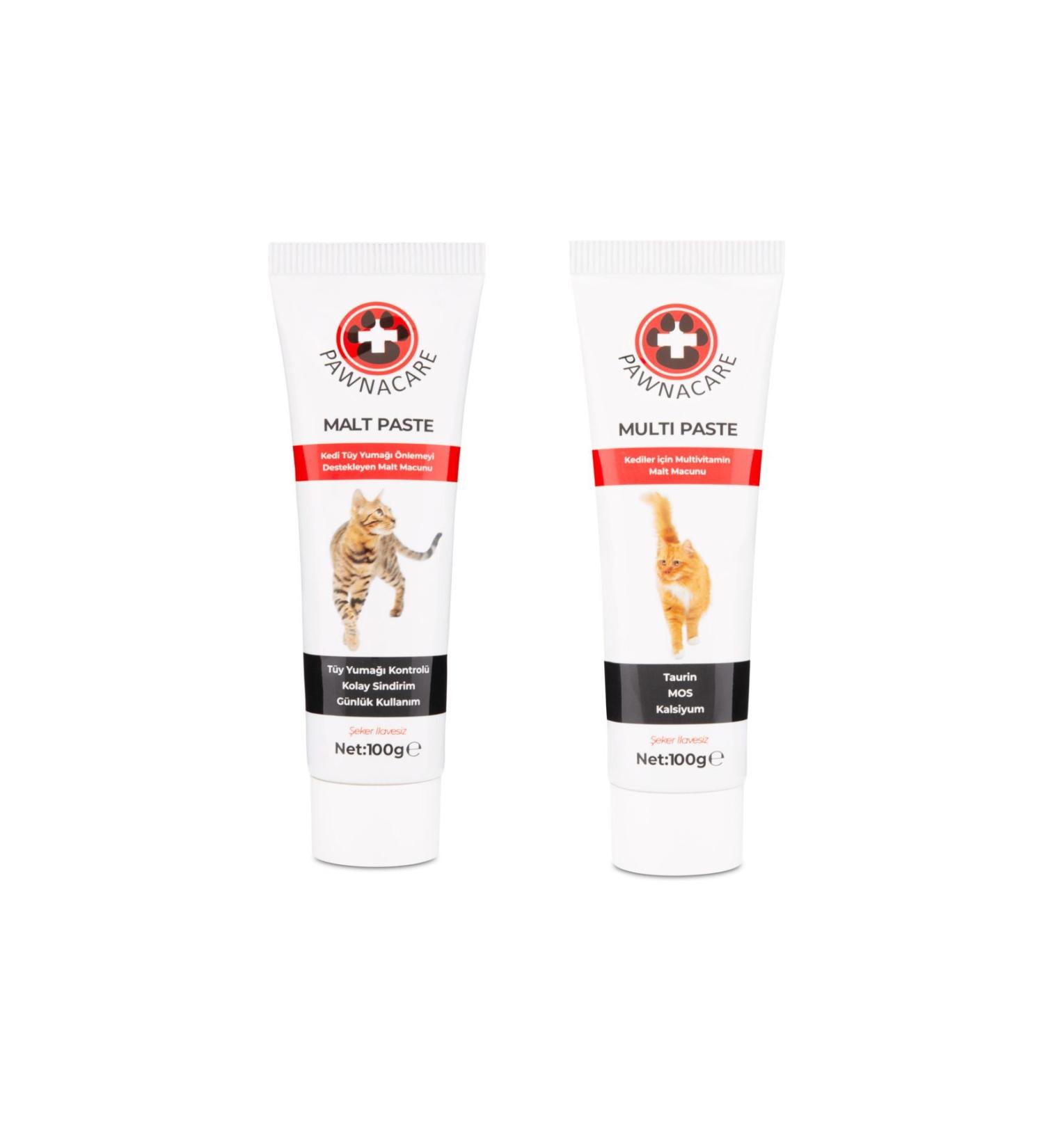 teknotrust Cat Immune System Booster Multi Paste & Malte Paste 2 Piece Set