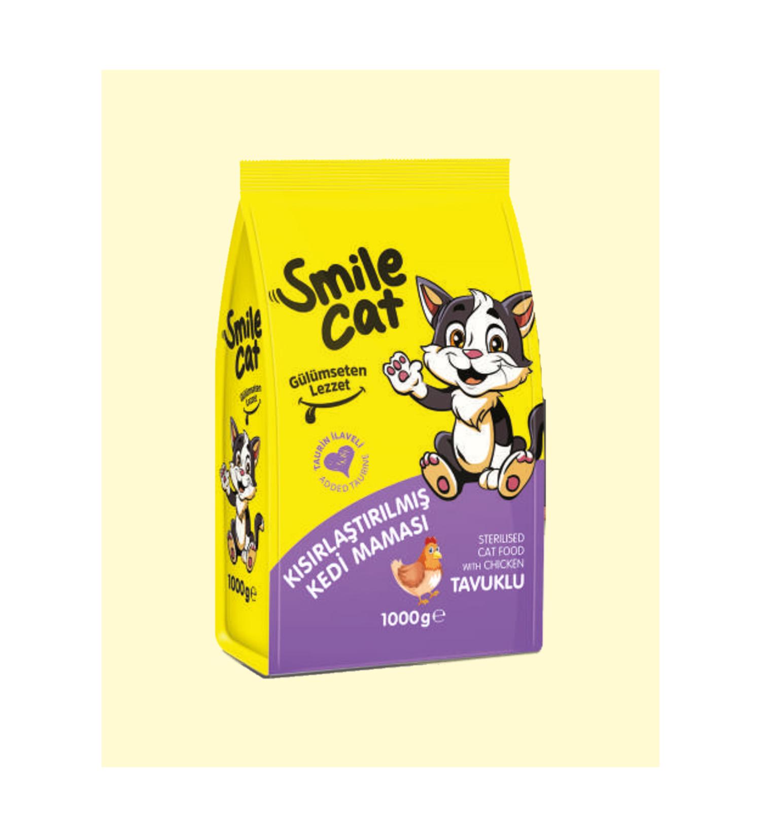 SMILE Cat Sterilized Cat Food 1000 Gr