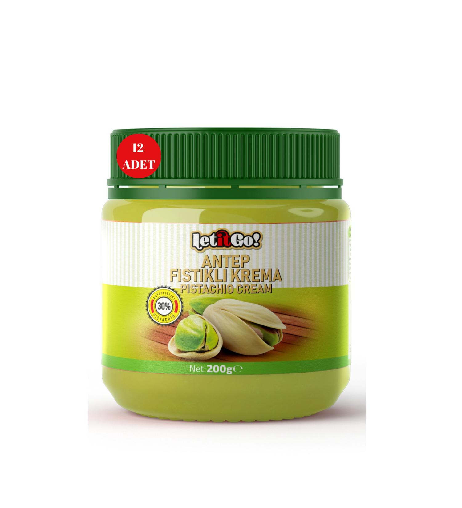LET IT GO Pistachio Cream 350 Gr - 12 Pieces !! (0 Pistachios)