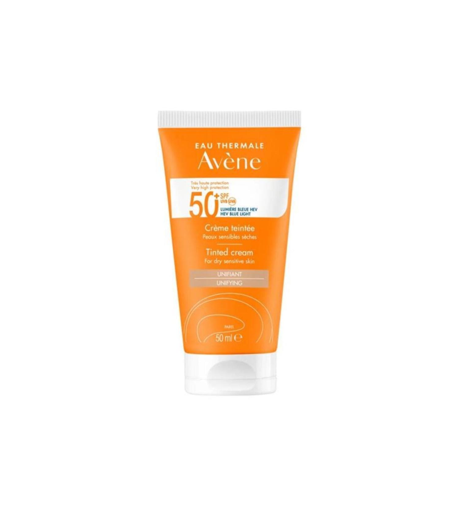 Avene Tinted Cream Spf50+ Tinted Sunscreen for Dry Skin 50 ml