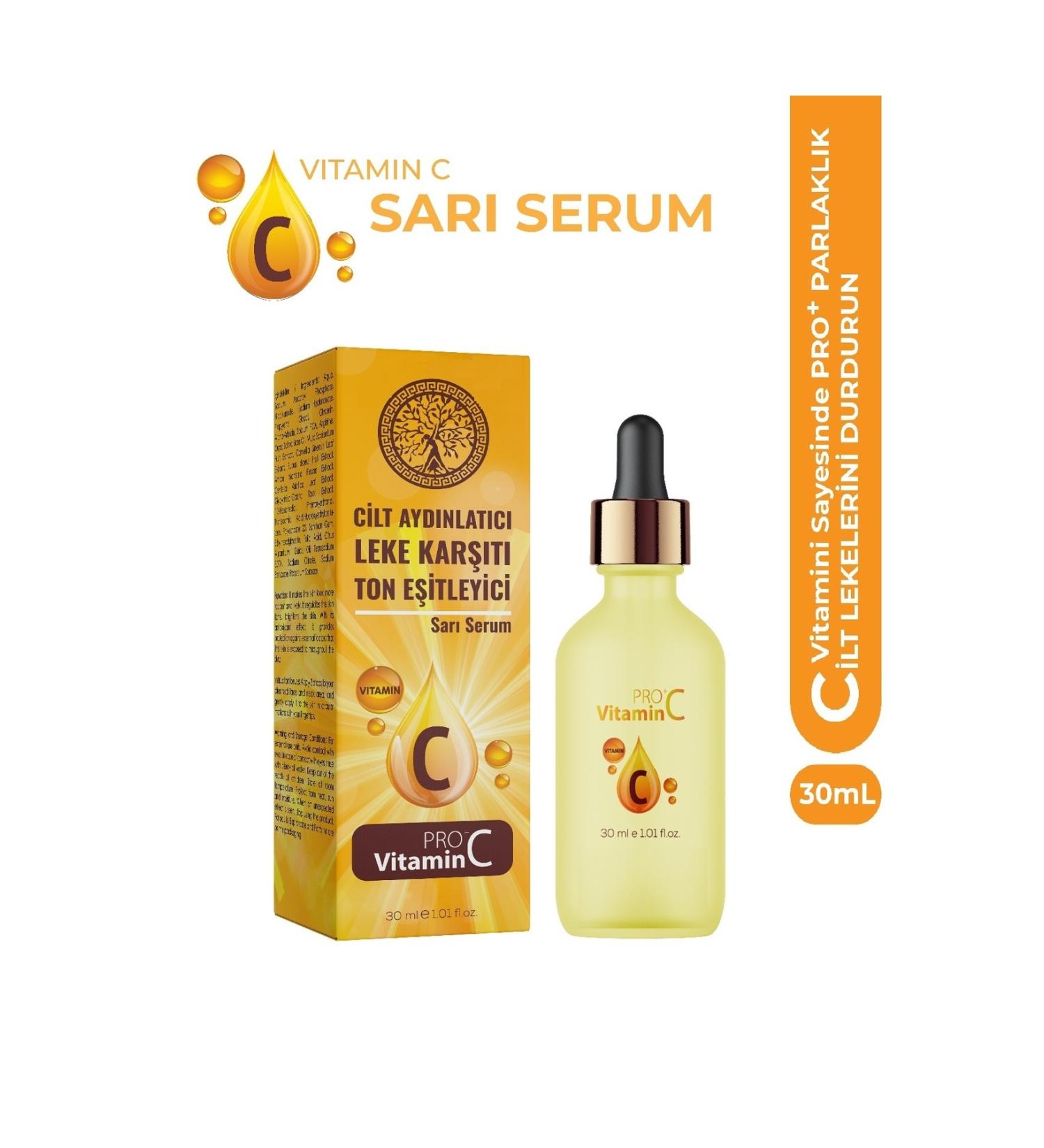 TACTIC VITAMIN C YELLOW SERUM Brightening and Tone Equalizing Care Serum 30 ml Vitamin C & Ferulic Acid