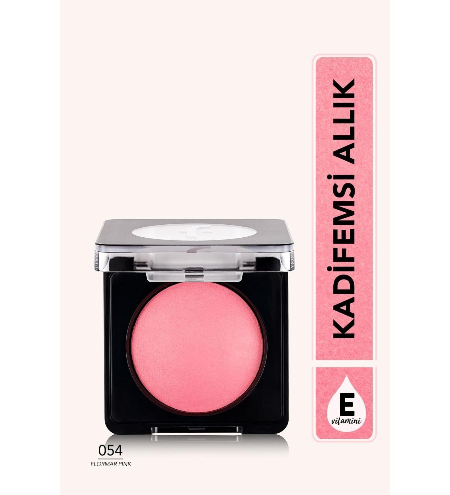 Flormar Illuminating Blush Offers Smooth Natural Finish Dissipates Without Leaving Trace-054 Pink eleg.3299