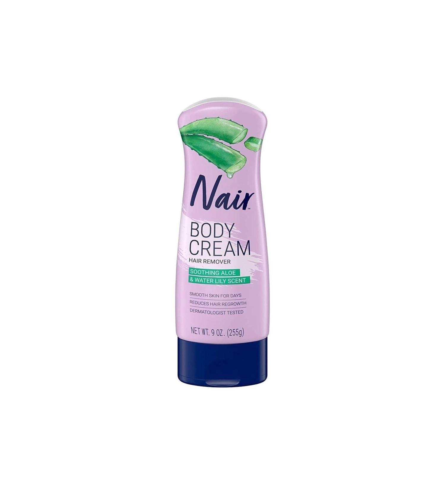 Nair Aloe & Water Lily Hair Removal Body Cream 255 Gr. - Buy Online on GoSupps.com
