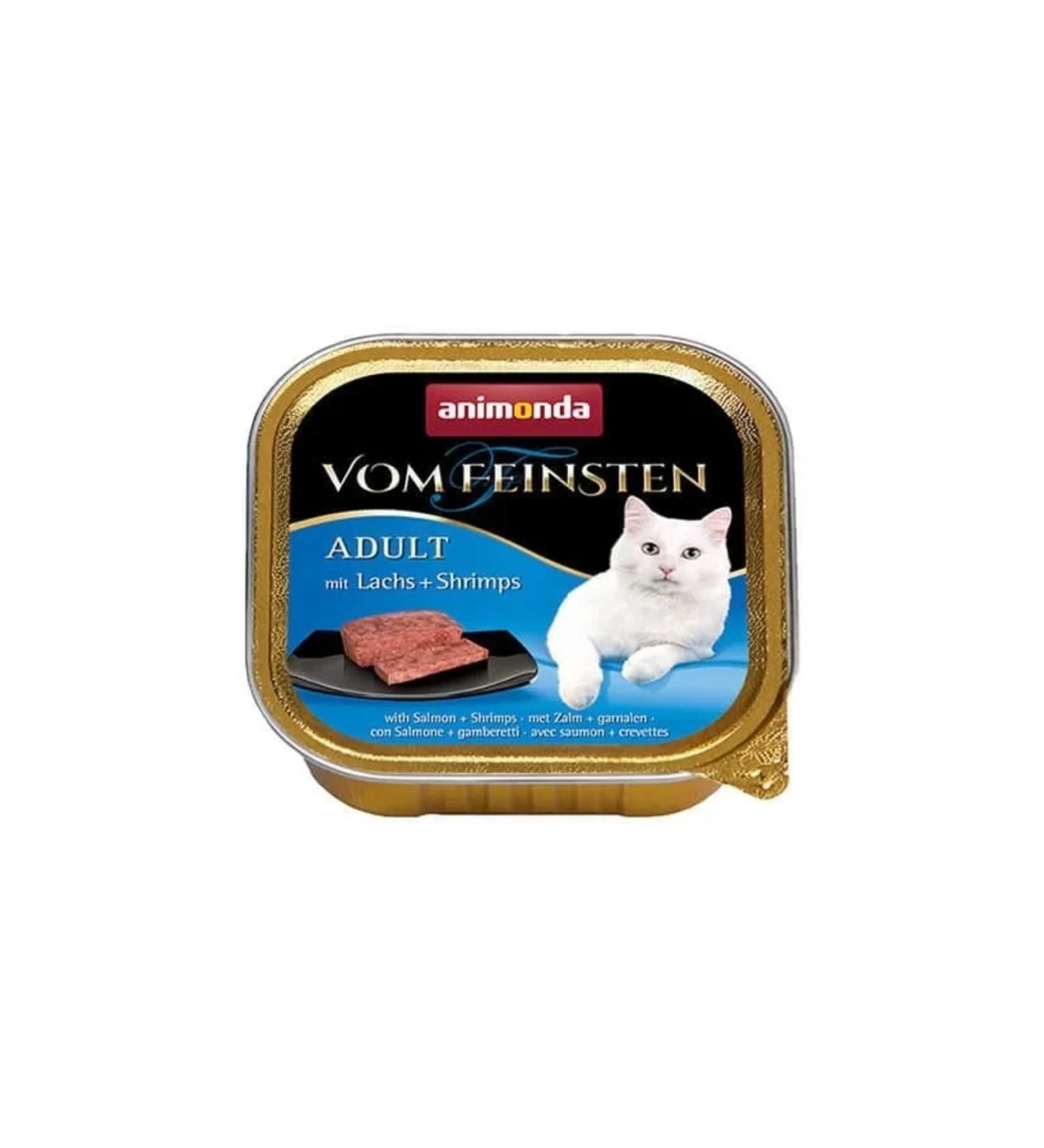 Animonda Adult Canned Cat Food with Salmon and Shrimp 100 gr