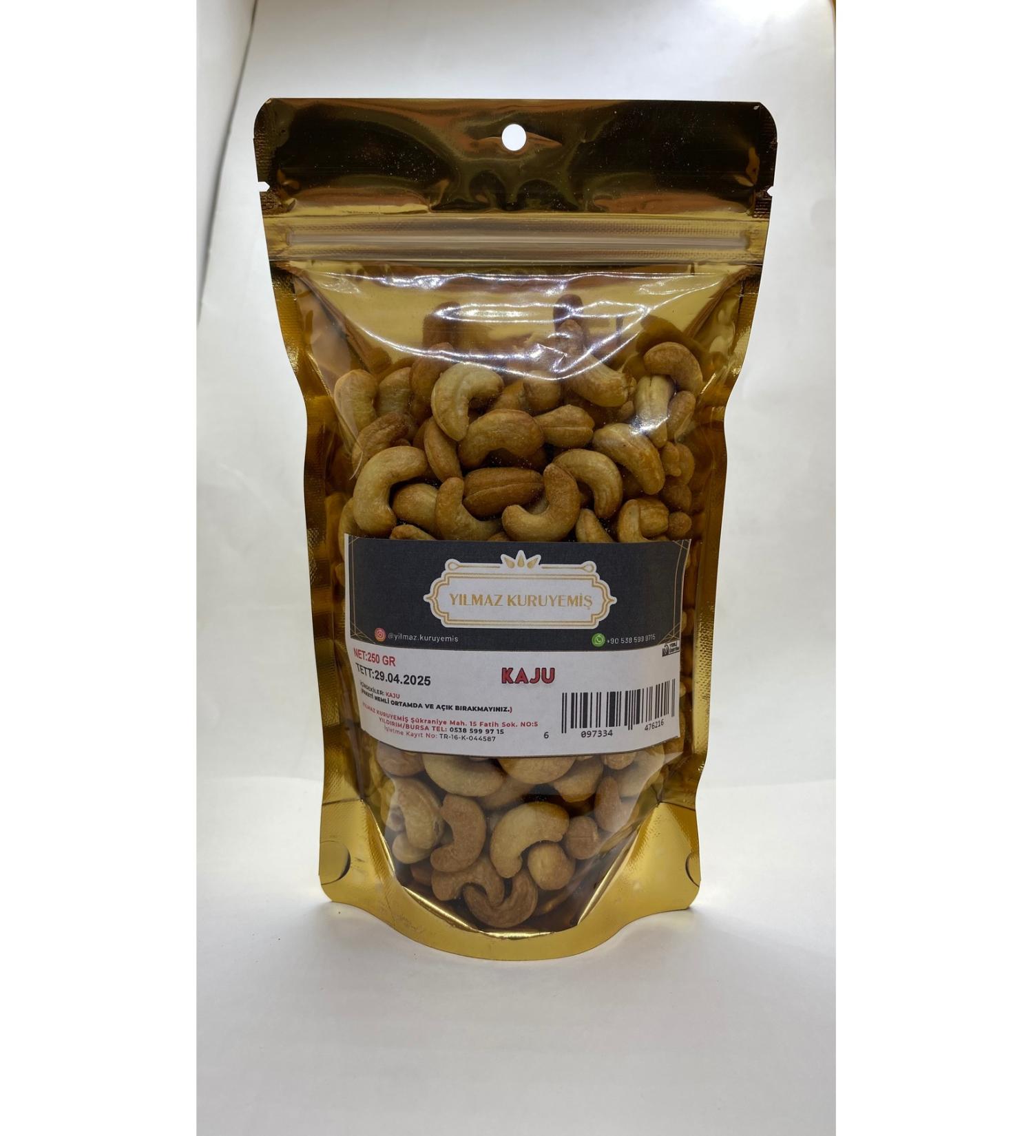 YILMAZNUTRY Roasted Cashew 250 gr