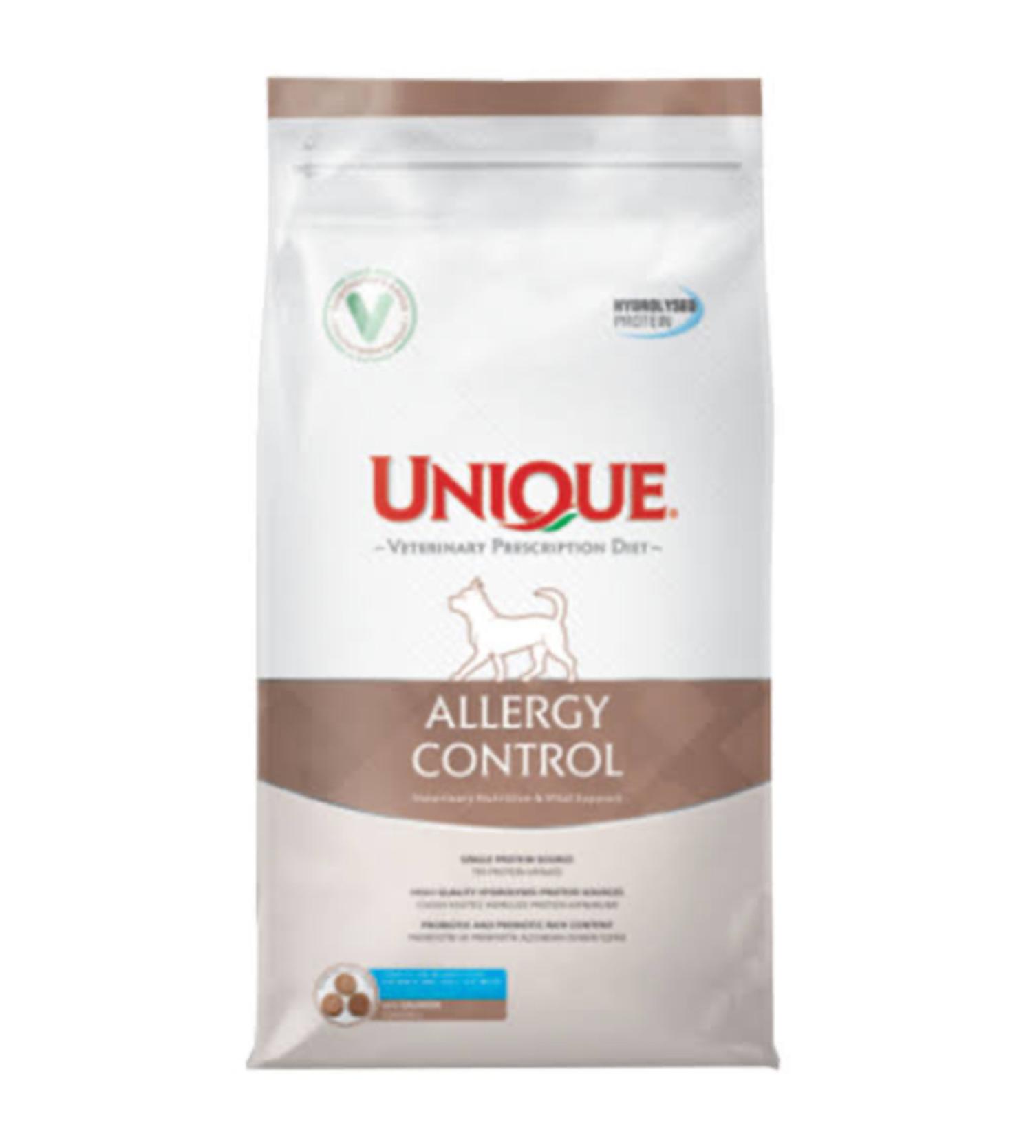 Unique ALLERGY CONTROL (12 KG) veterinary series