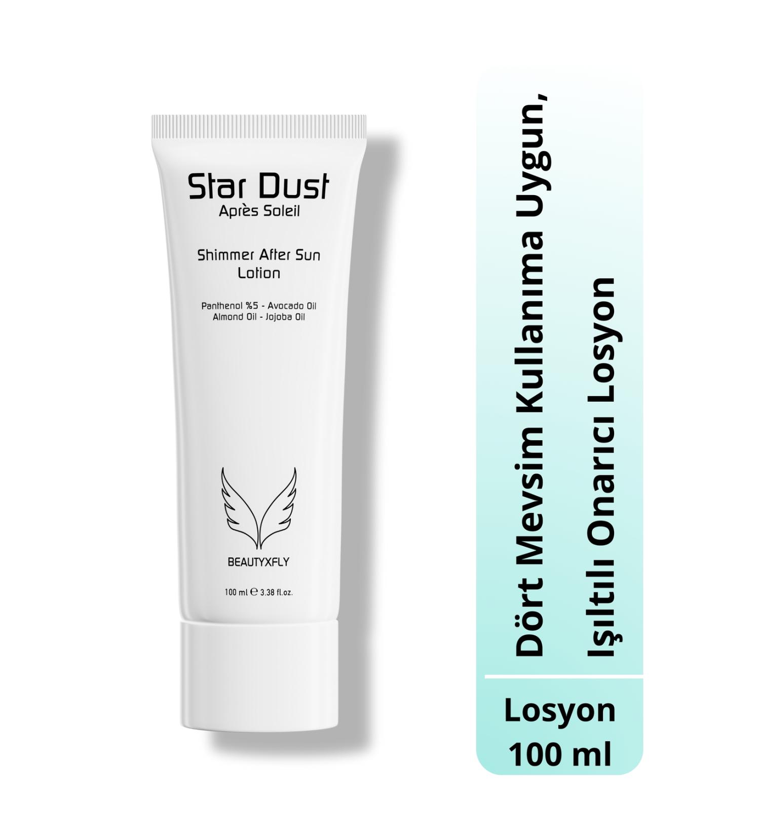BEAUTYXFLY Star Dust Apr s Soleil Shimmer After Sun - After Sun Shine Care Cream 100 ml - Buy Online on GoSupps.com