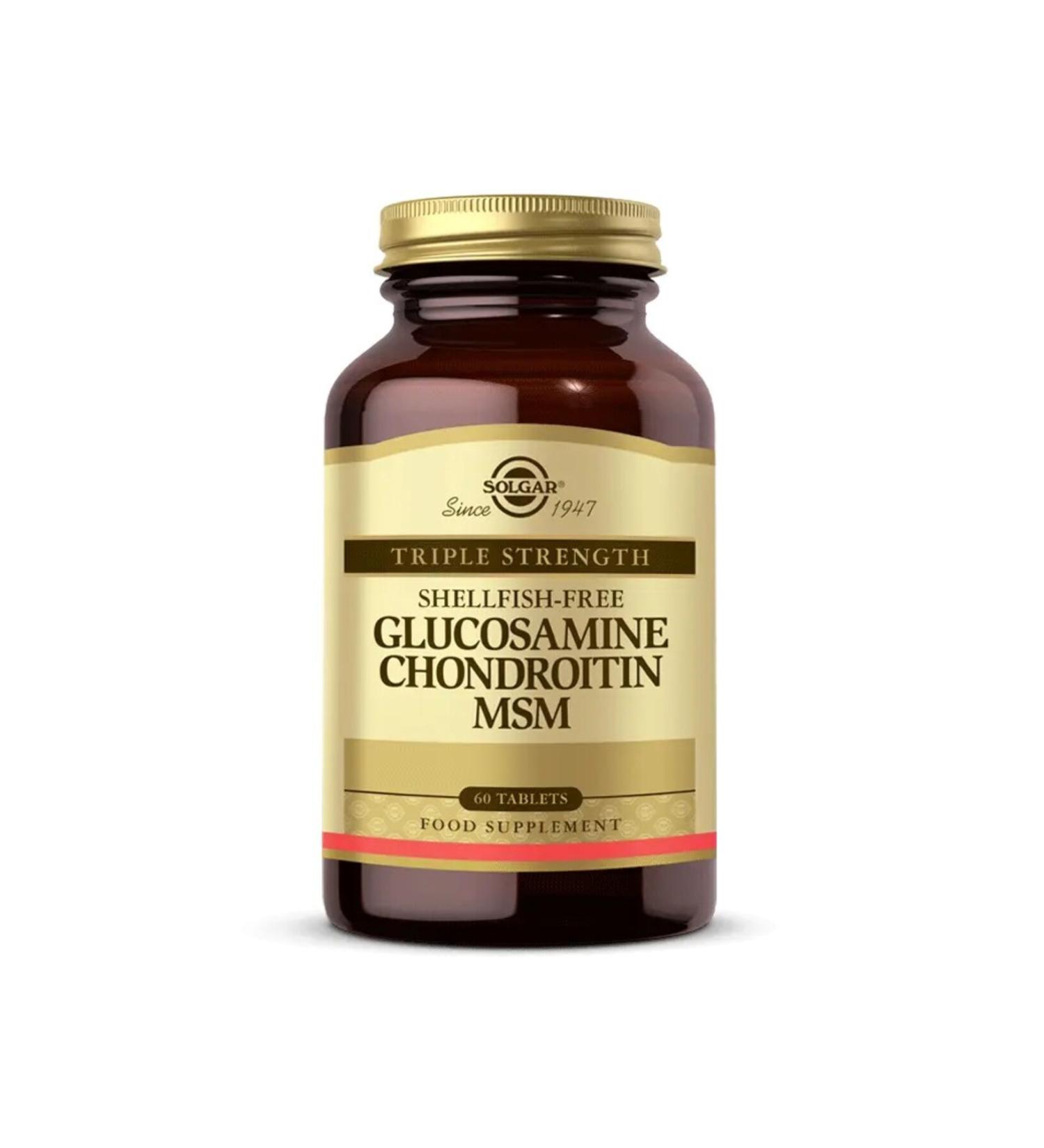Solgar Glucosamine Chondroitin Msm 60 Tablets - Buy Online on GoSupps.com