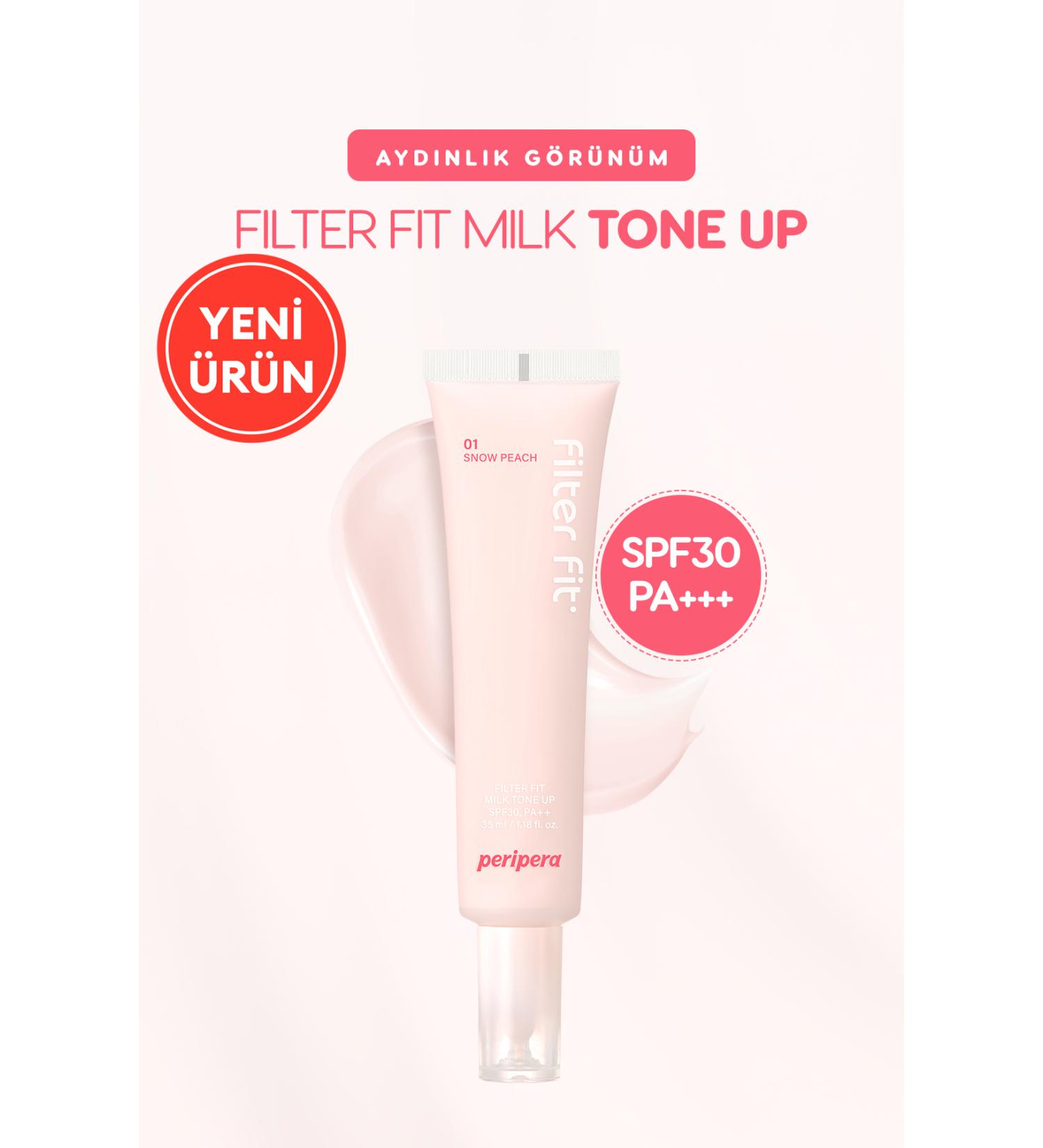 PERIPERA Bright Appearance Tone Equalizing Cream PERIPERA Filter Fit Milk Tone Up (001 Snow Peach) SPF30 - Buy Online on GoSupps.com
