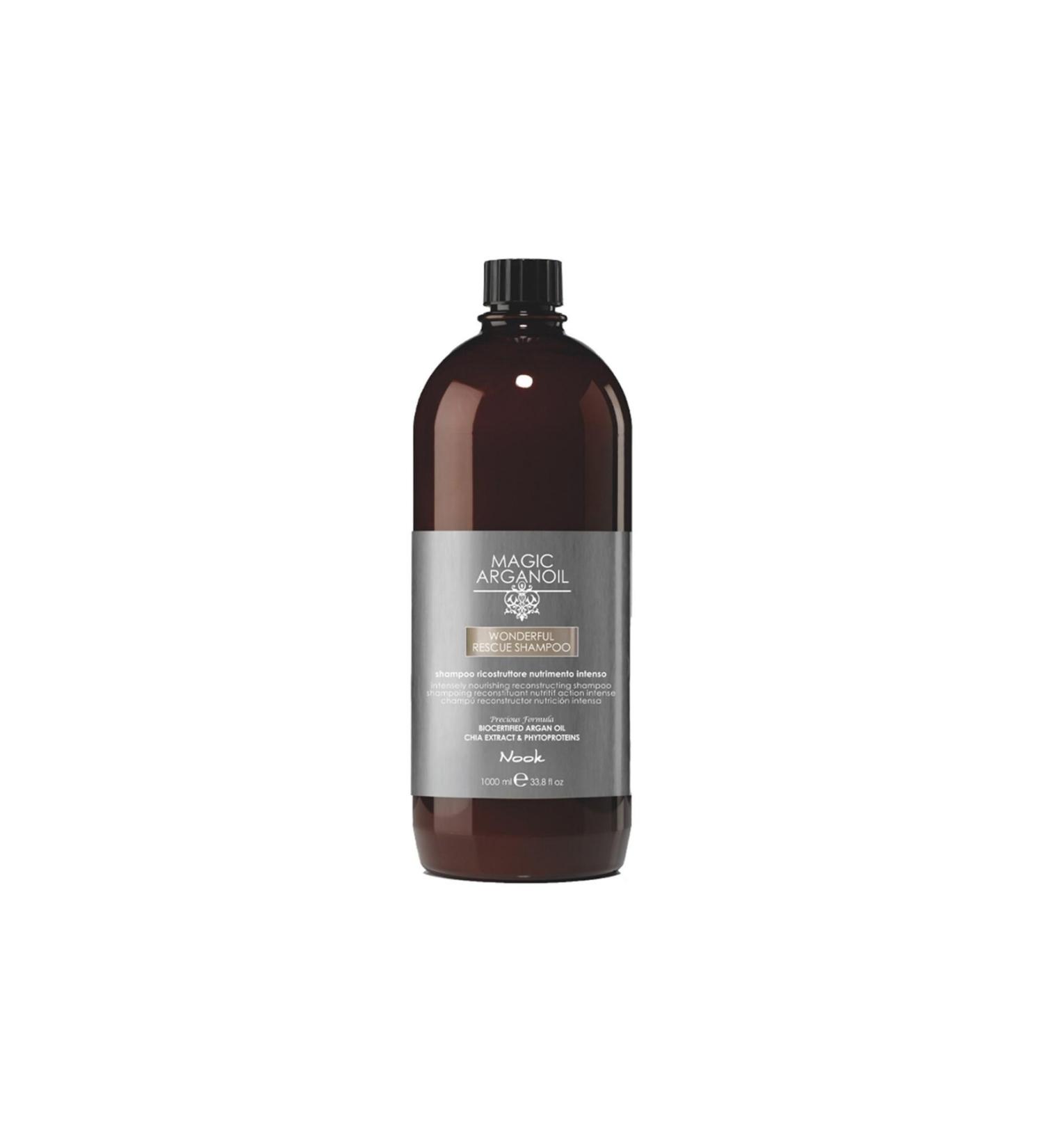 Nook Shampoo for Damaged Hair 1000 Ml (vegan) Wonderful Series