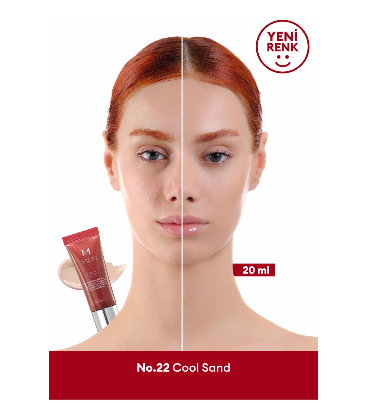 Missha Perfect Cover Multifunctional M Perfect Cover BB Cream Ex SPF42 PA+++ No.22 (20ml) - Buy Online on GoSupps.com