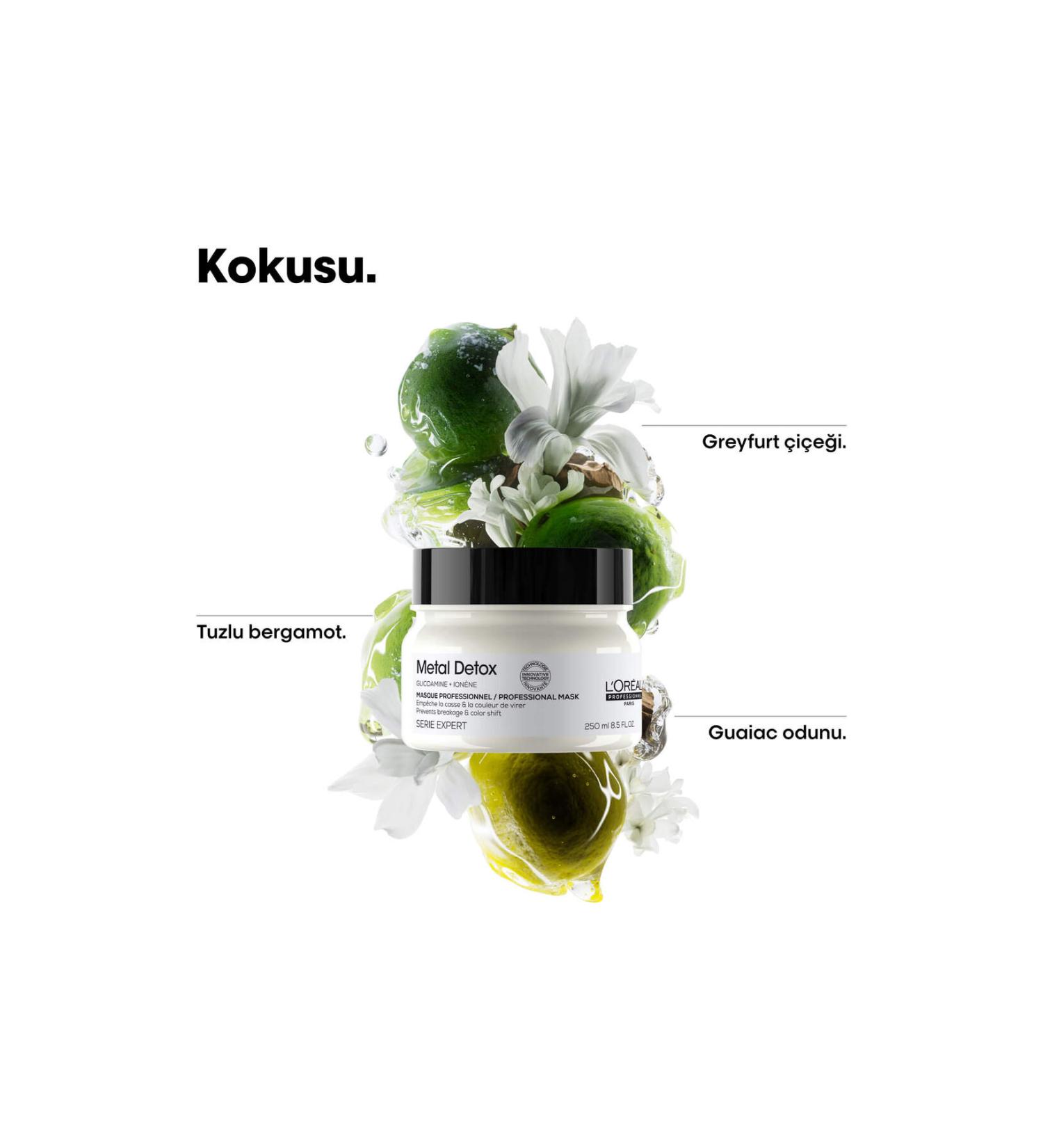 L'Oreal Professionnel METAL DETOX HAIR MASK 250 ml L'Oreal Professionnel-Revitalizing-Softening for Dull and Hard Hair