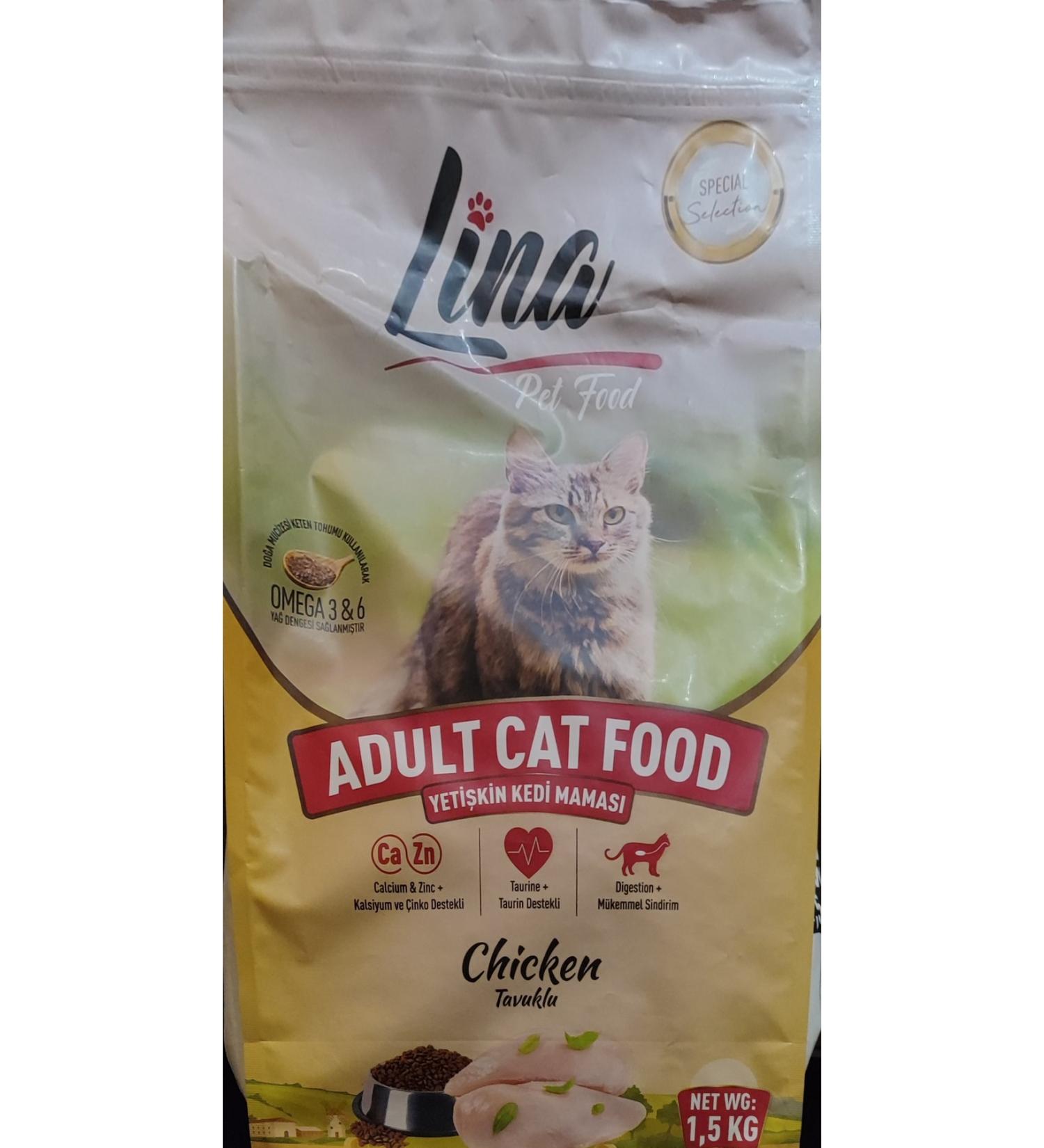 Lina CHICKEN Adult Cat Food 1.5 Kg