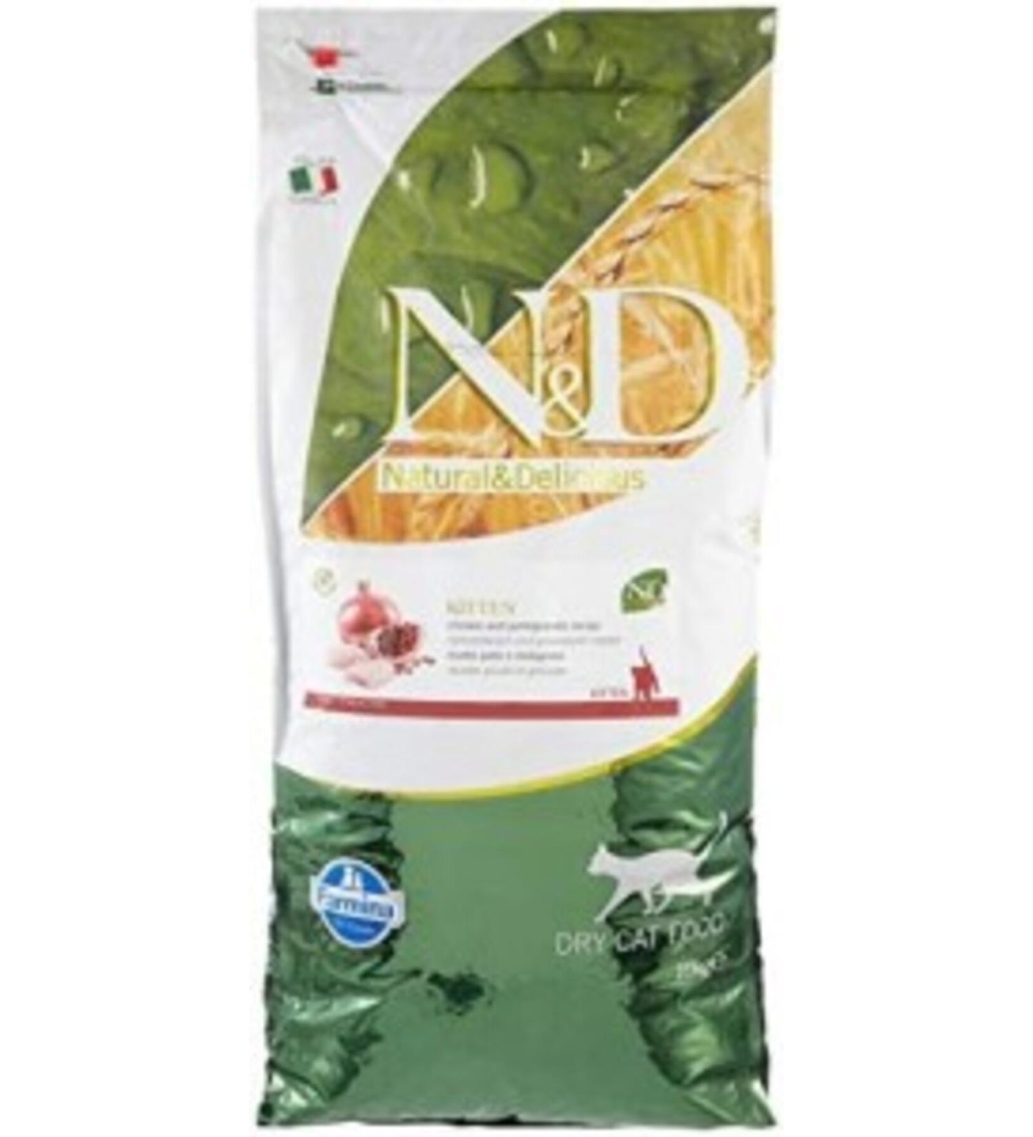 N & D Prime Grain Free Cat Chicken & Pomegranate Kitten 10 kg