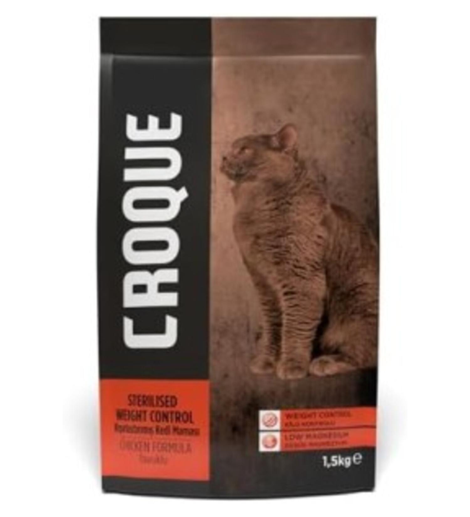 Croque Chicken Sterilized Cat Food 1.5kg