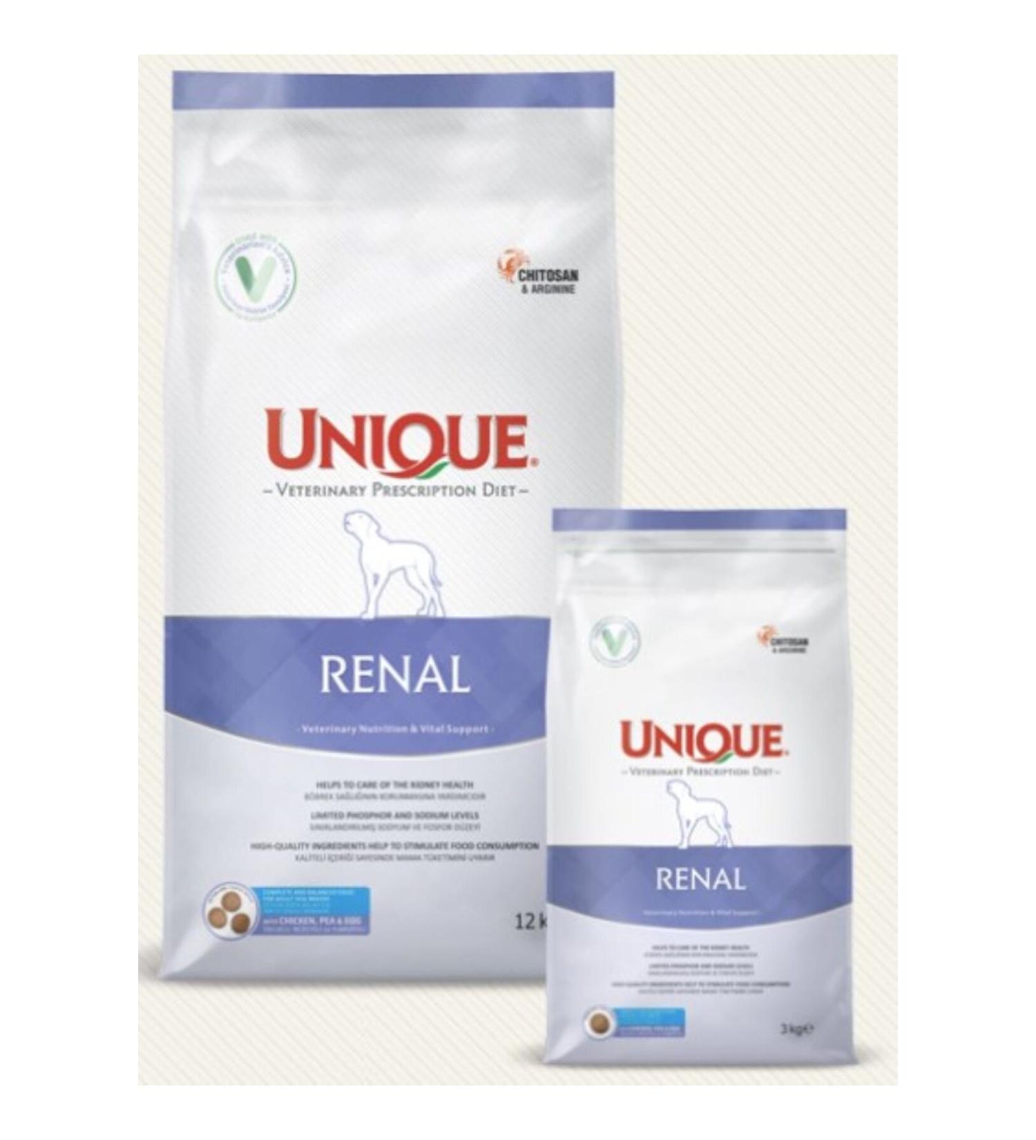 Unique Renal Dog Food 3 Kg