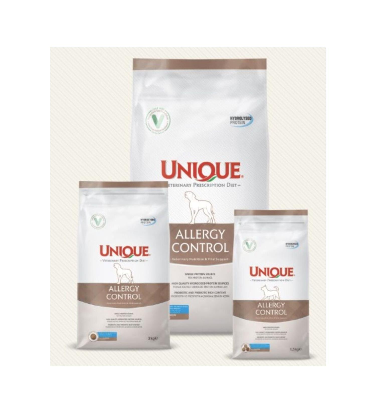 Unique Allergy Control Dog Food 1.5Kg