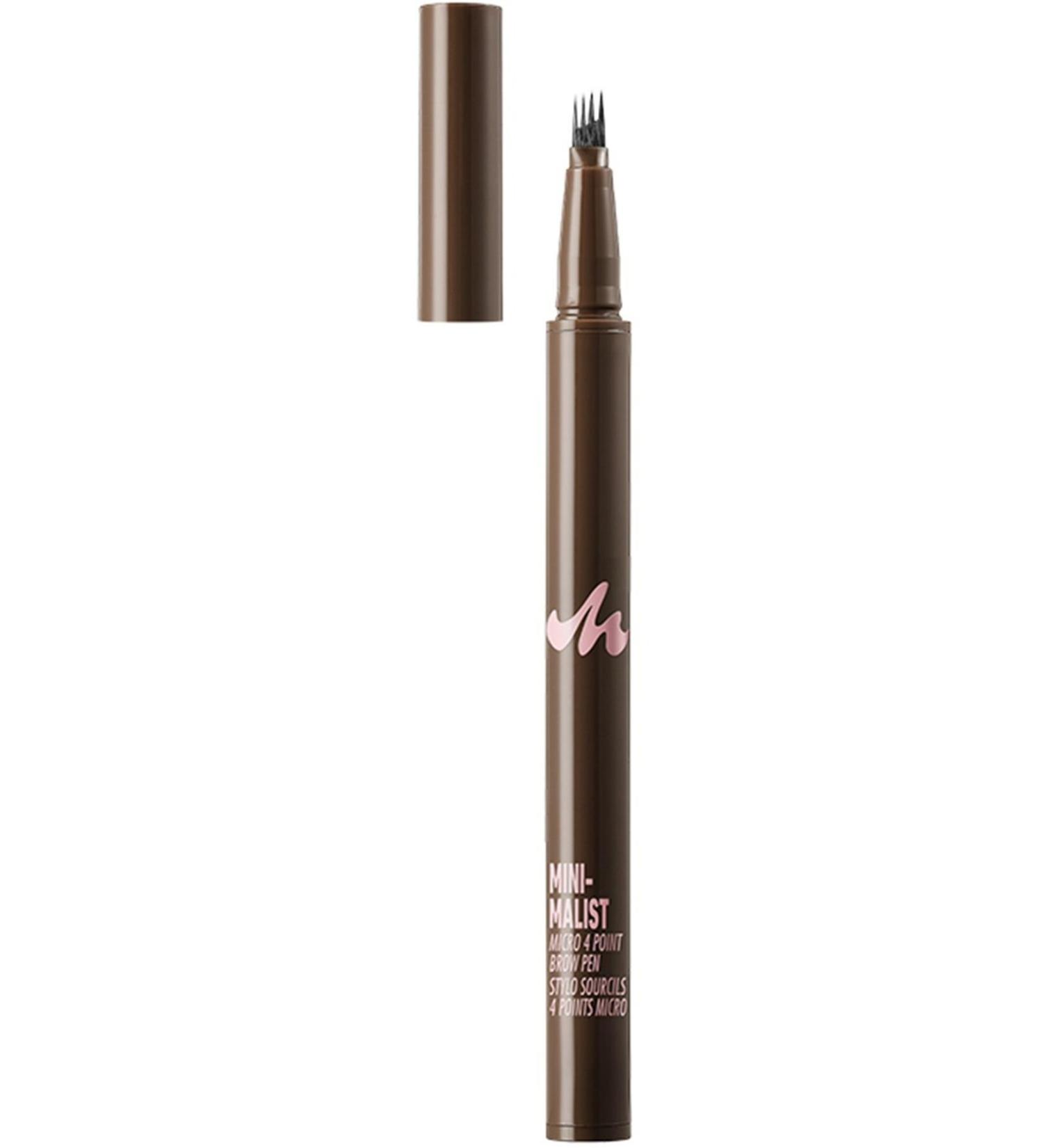Miniso Minimalist Series 4-Ended Micro Eyebrow Pencil (02 Dark Brown)