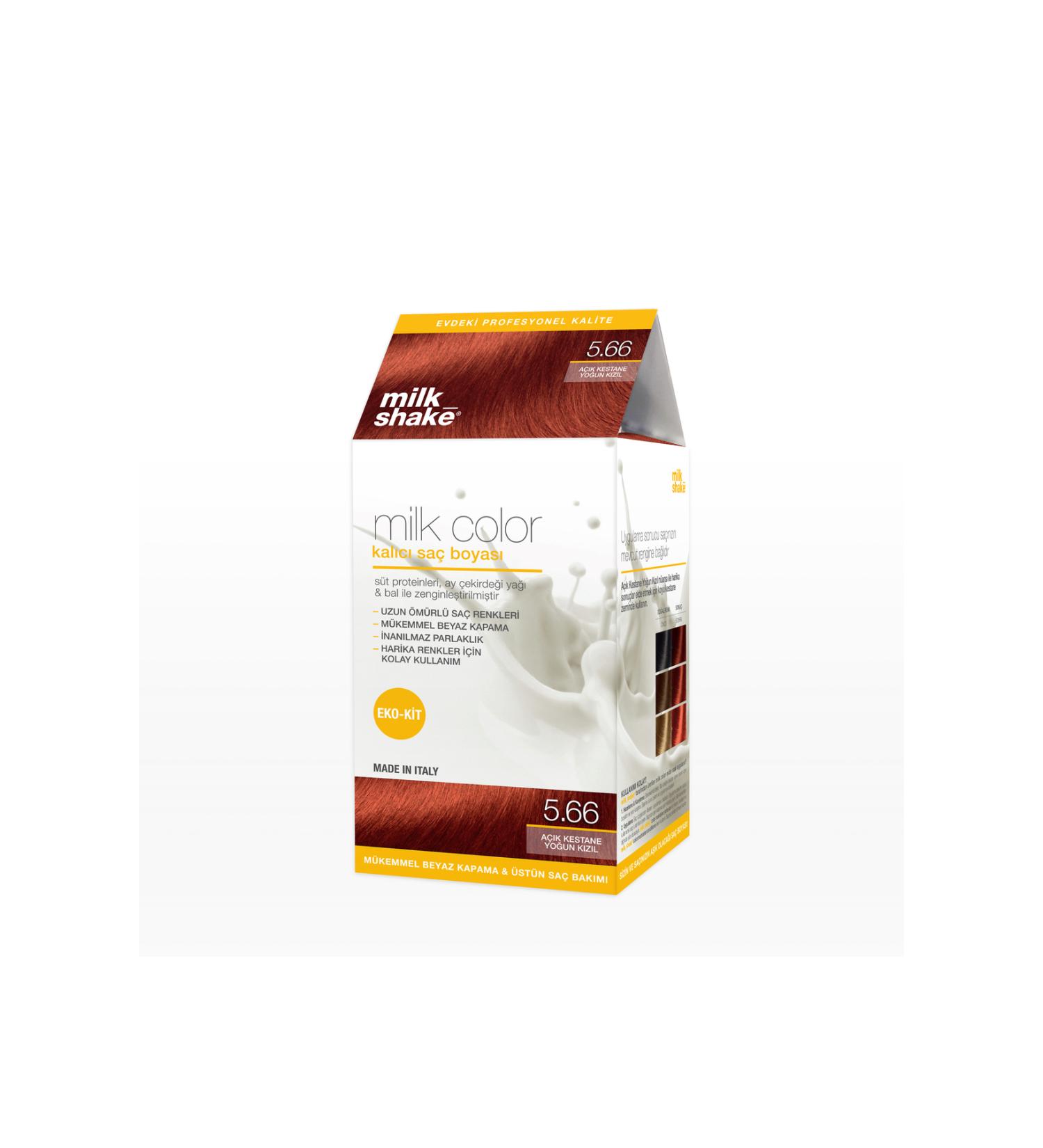 Milkshake Milk_shake Milk Color Eco-kit Light Chestnut Intense Red -5.66 (Without Foam)