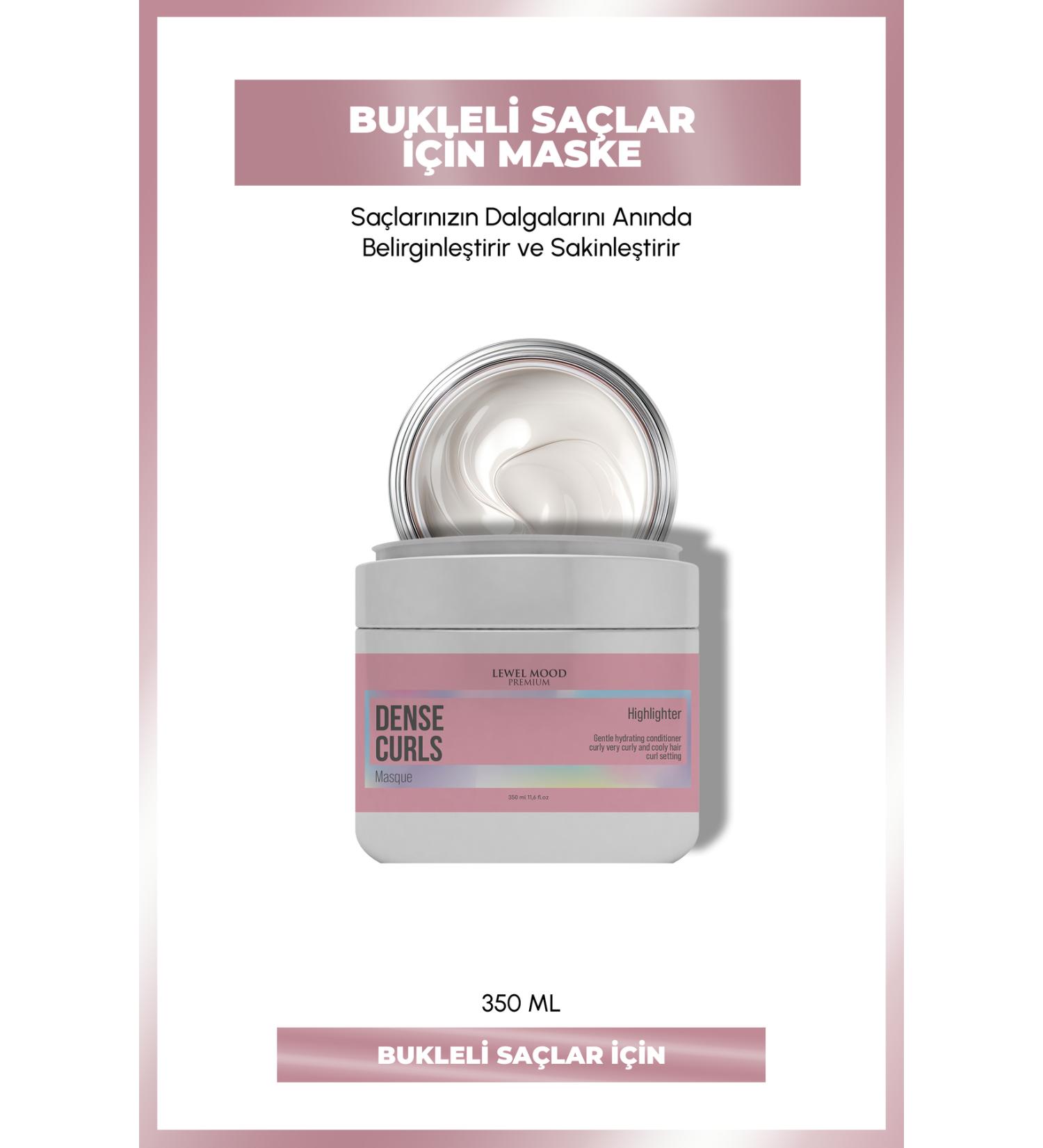 Lewel Mood Premium Dense Curls Care Mask for Curly Hair