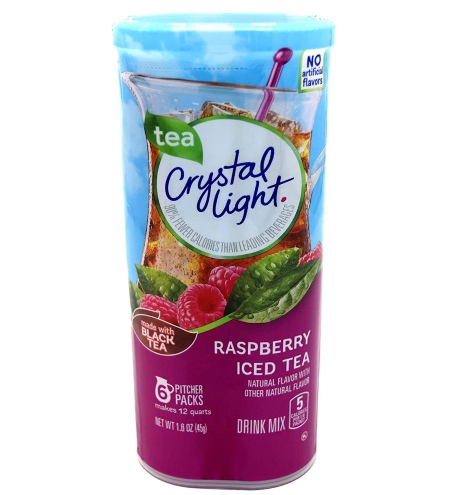 Crystal Light Raspberry Iced Tea 6 Pack 45 Gr.