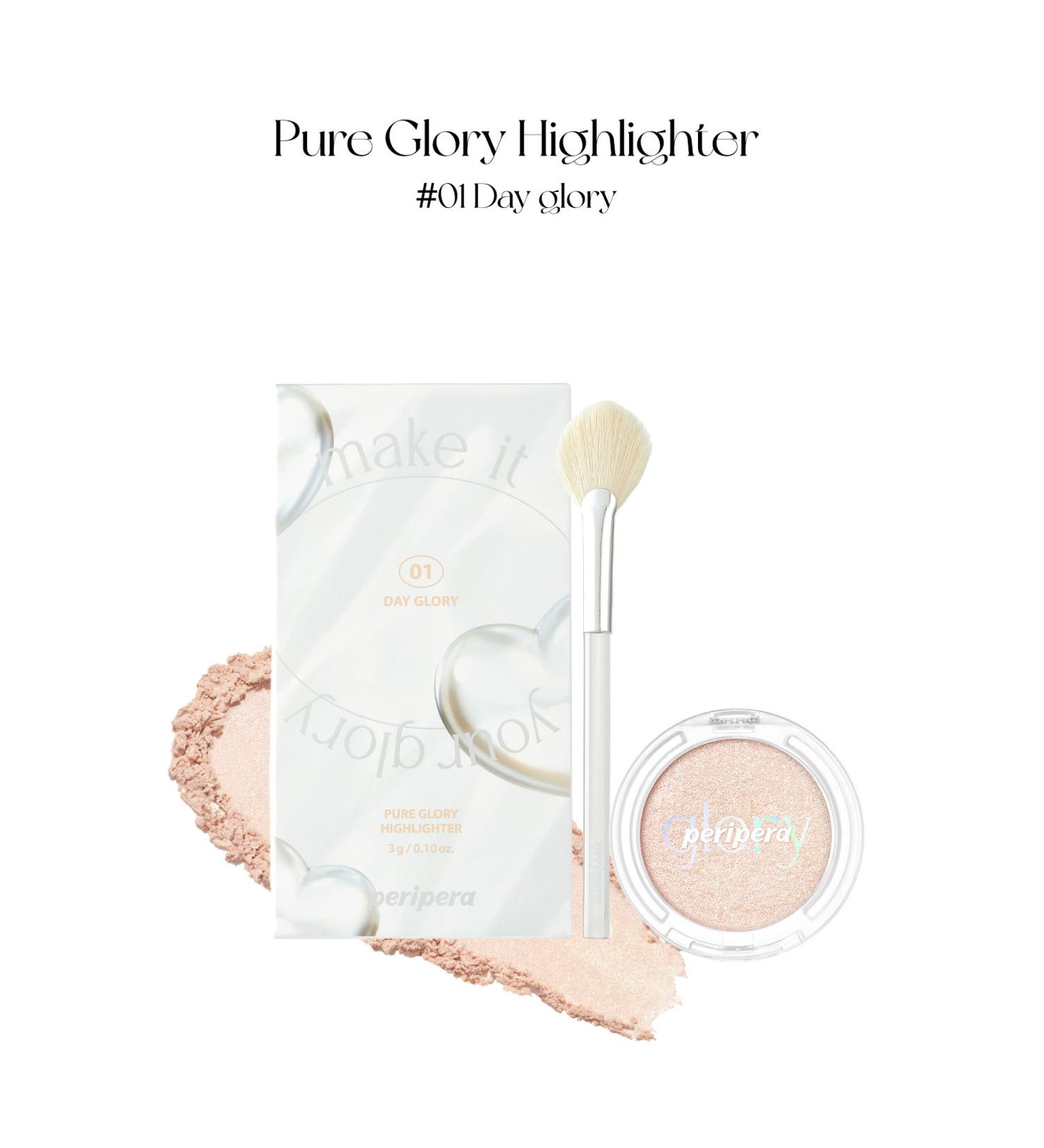 PERIPERA Highlighter that Provides a Natural Shining Appearance to the Skin Peripera Pure Glory Highlighter (1 Day Glory) - Buy Online on GoSupps.com