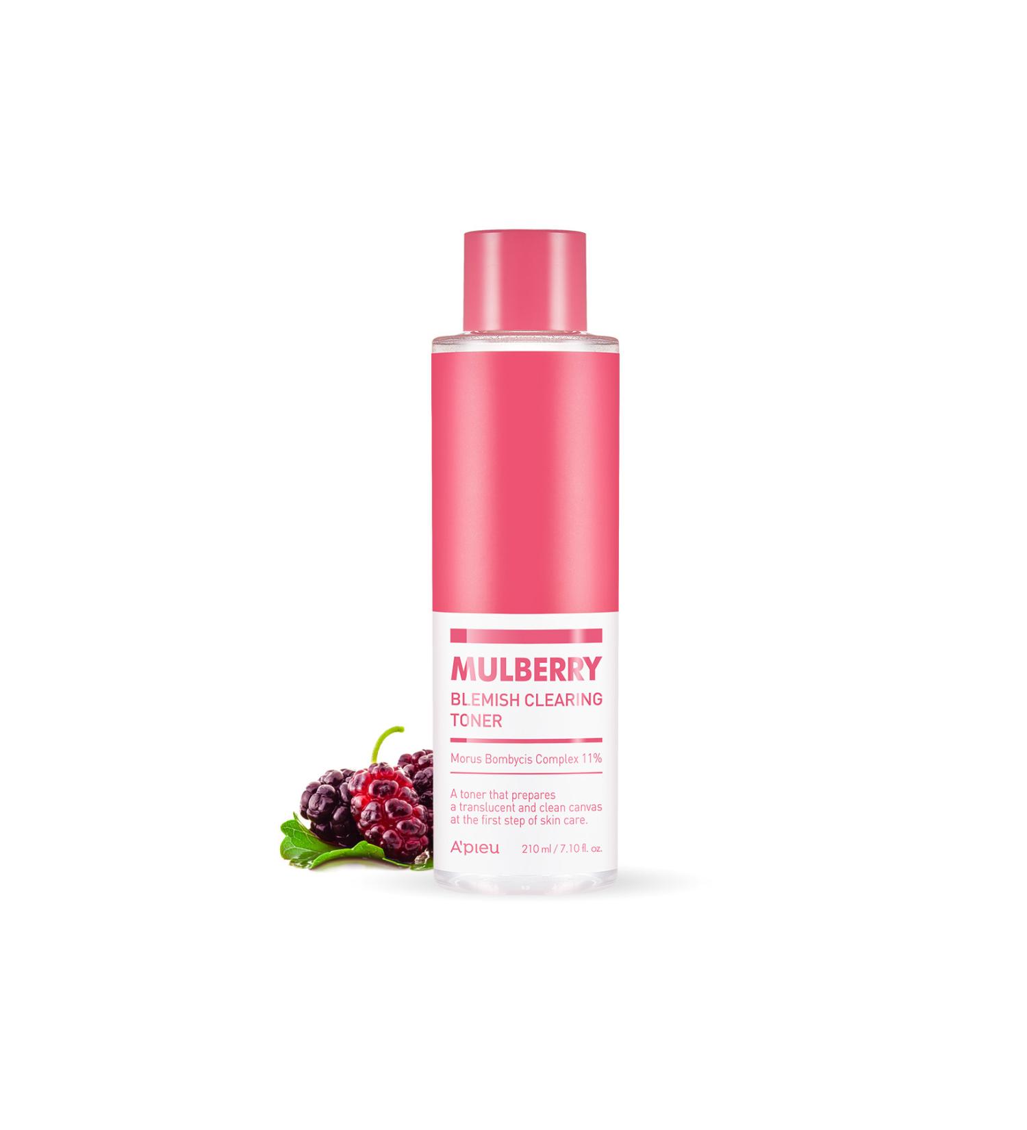 Missha Mulberry Extract Toner Helps Lighten the Appearance of Blemishes A'pieu Mulberry Blemish Clearing Toner - Buy Online on GoSupps.com