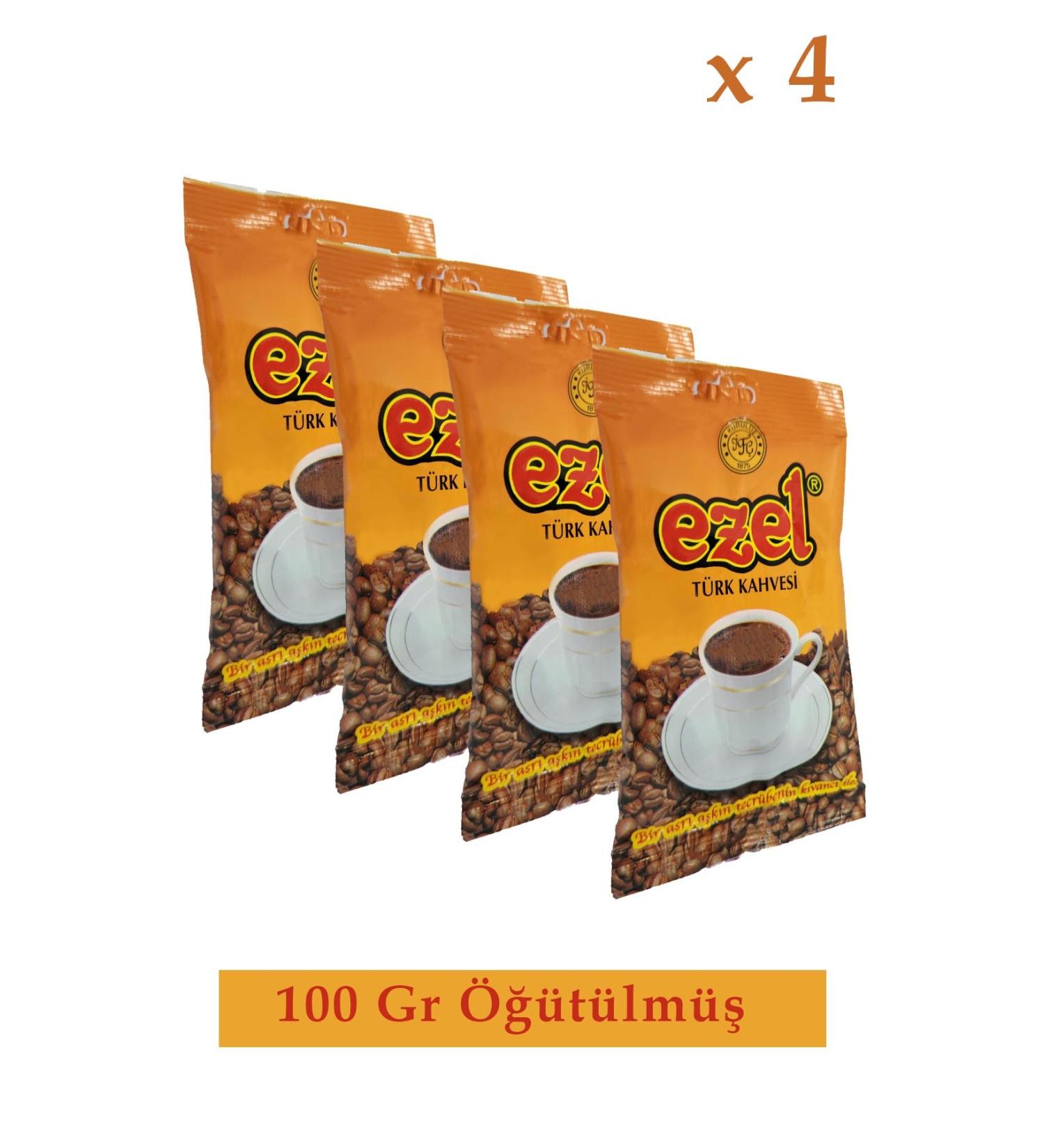 EZEL Foamy Turkish Coffee x 4 Pieces - 100gr