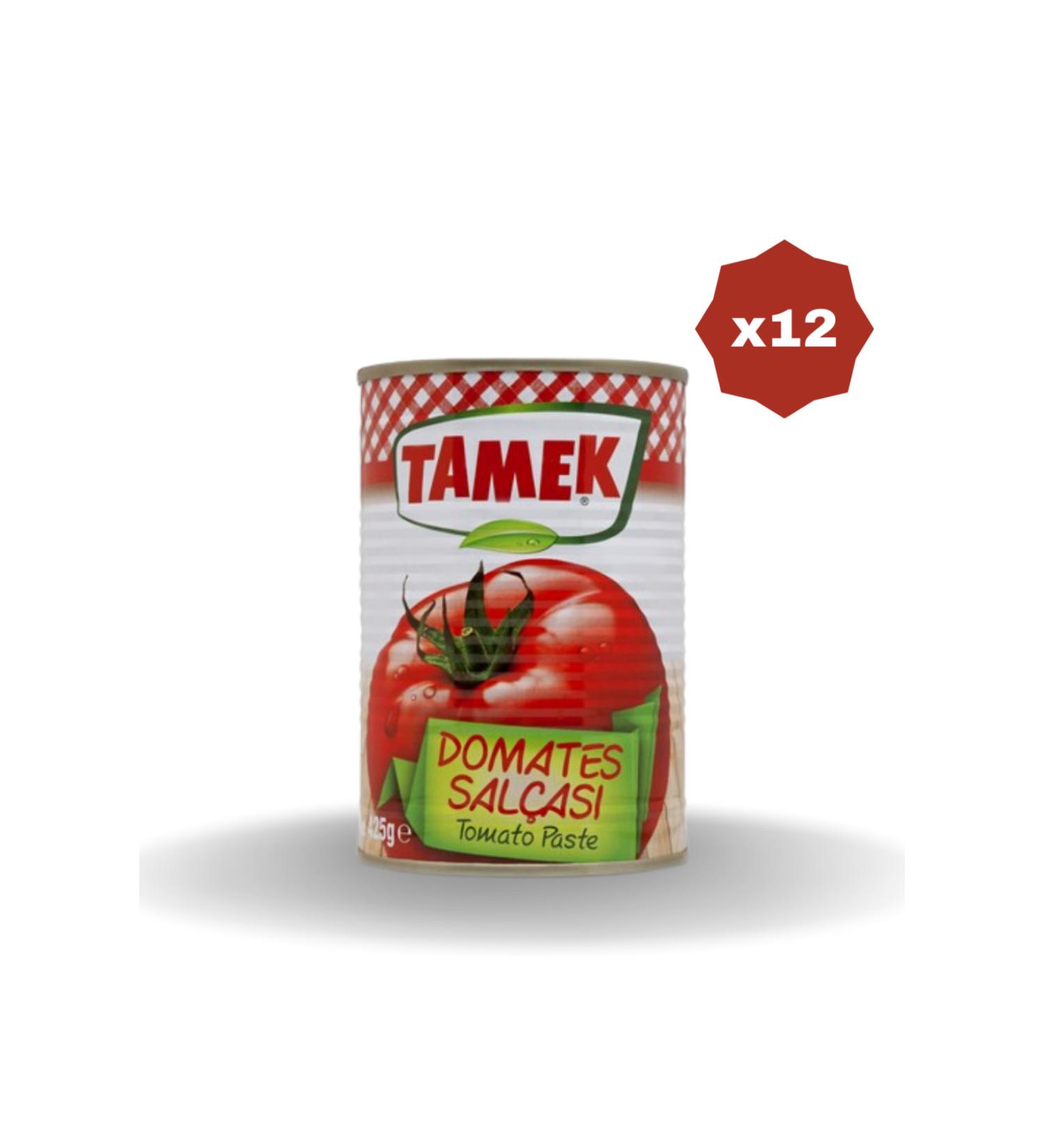 TAMEK TOMATO PASTE 425 GR - (12 PIECES)