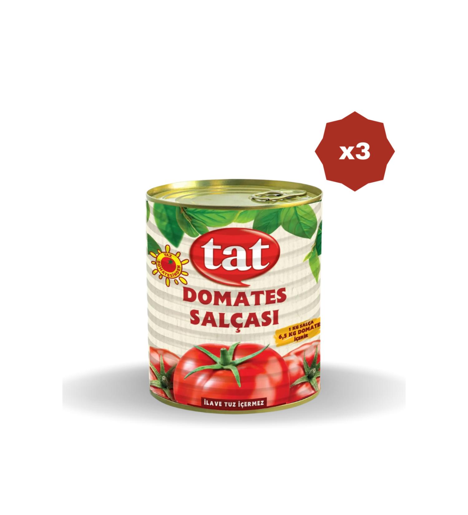 Tat TOMATO PASTE 830 gr - (3 PIECES)