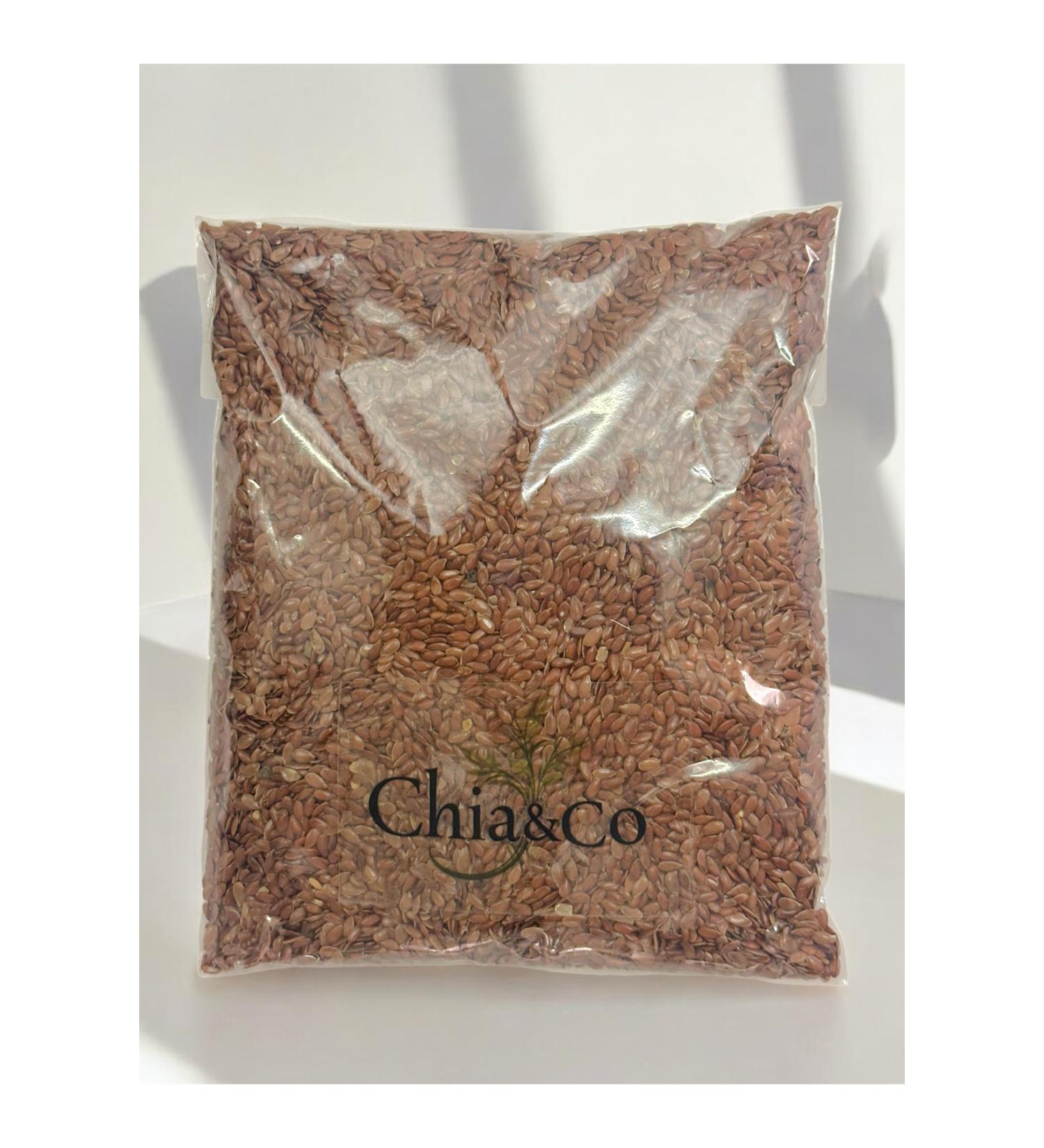 SOFT Flaxseed 0 Organic and Real - 1000 grams (1 kg)