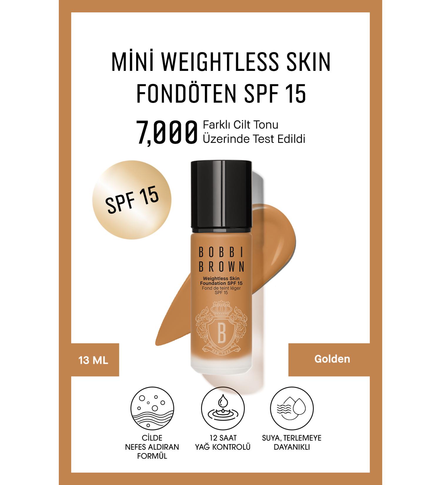 Bobbi Brown Moisturizing Mini Foundation SPF15 13 ML With Intense and Light Formula- Golden Passi.4975