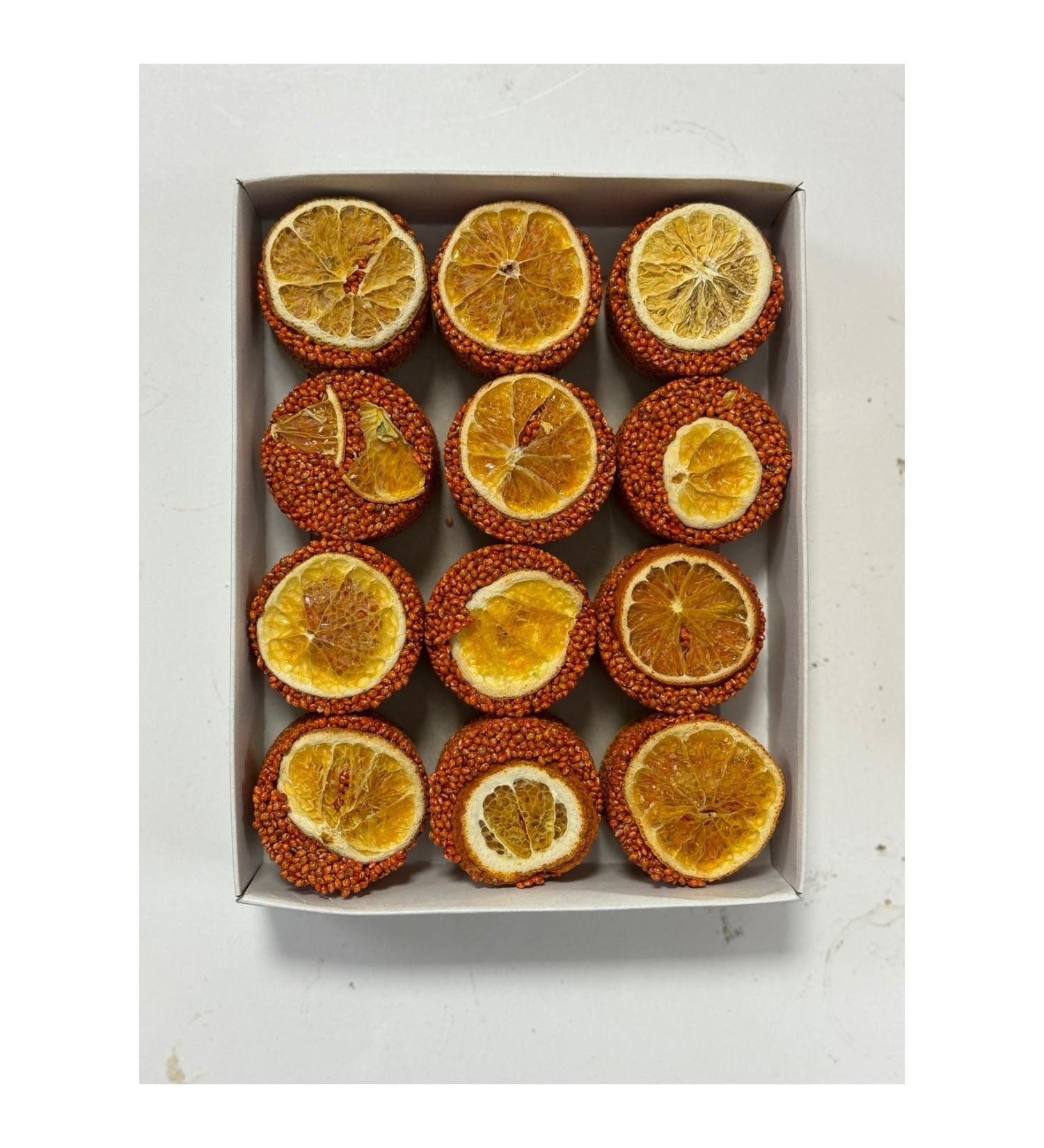 mn mammamia mix Orange Honey Cracker 12 pcs Special Series Real Fruit