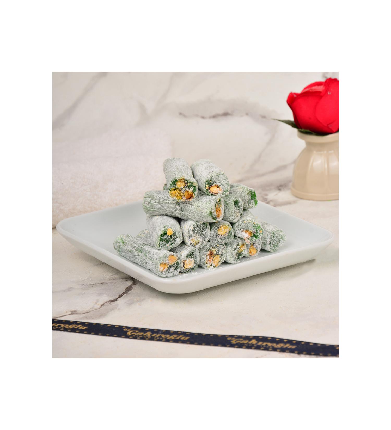 Oz Cakiroglu Watermelon Pistachio Wick Turkish Delight 500 gr