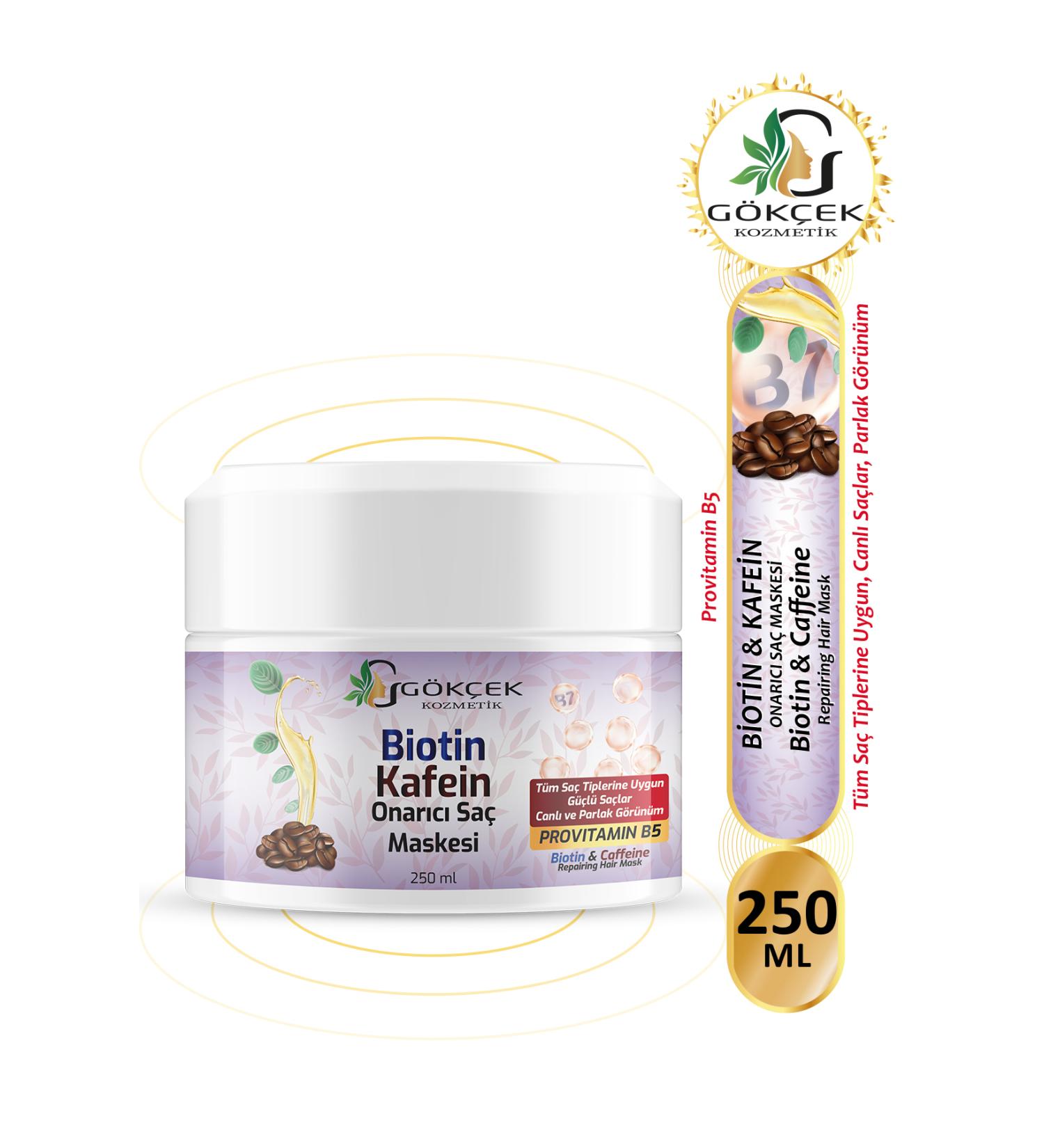Gokcek cosmetics Biotin Caffeine Repairing Hair Mask