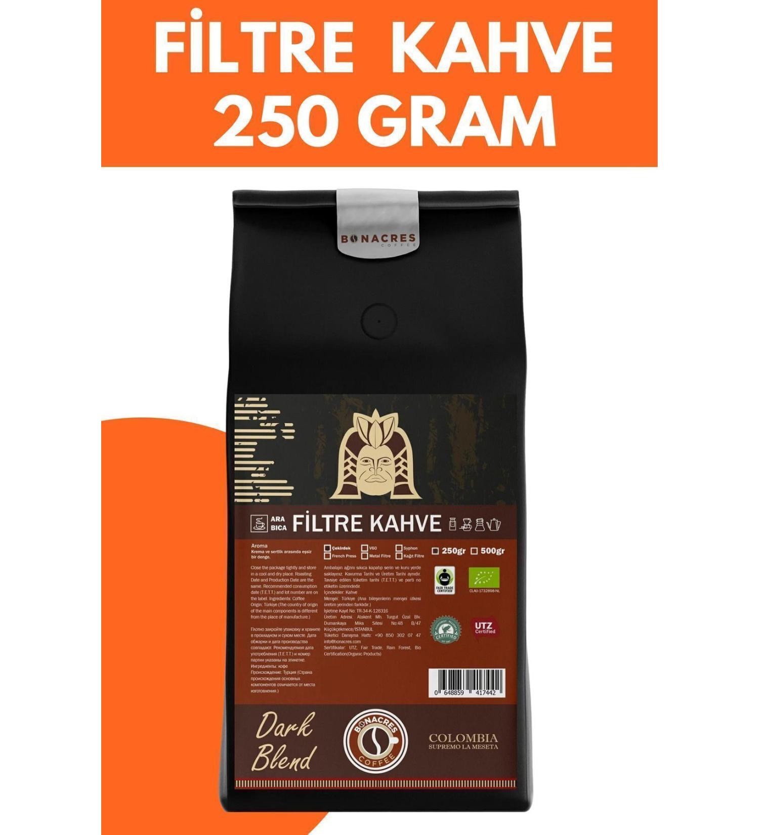 Bonacres 250gr Hard Drink Filter Coffee - Buy Online on GoSupps.com