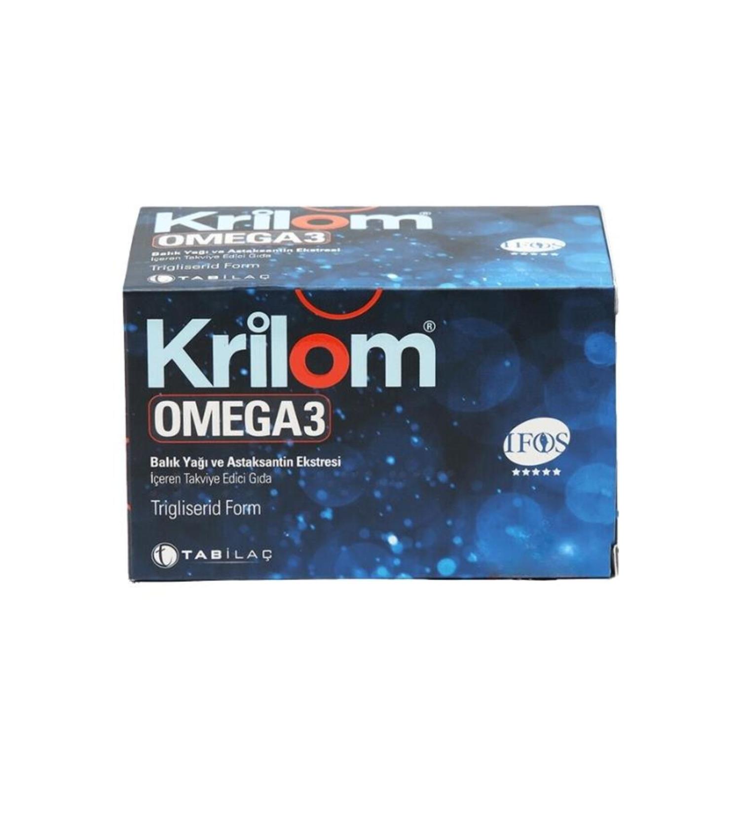 Tab la Krilom Omega3 Form 30 Capsules