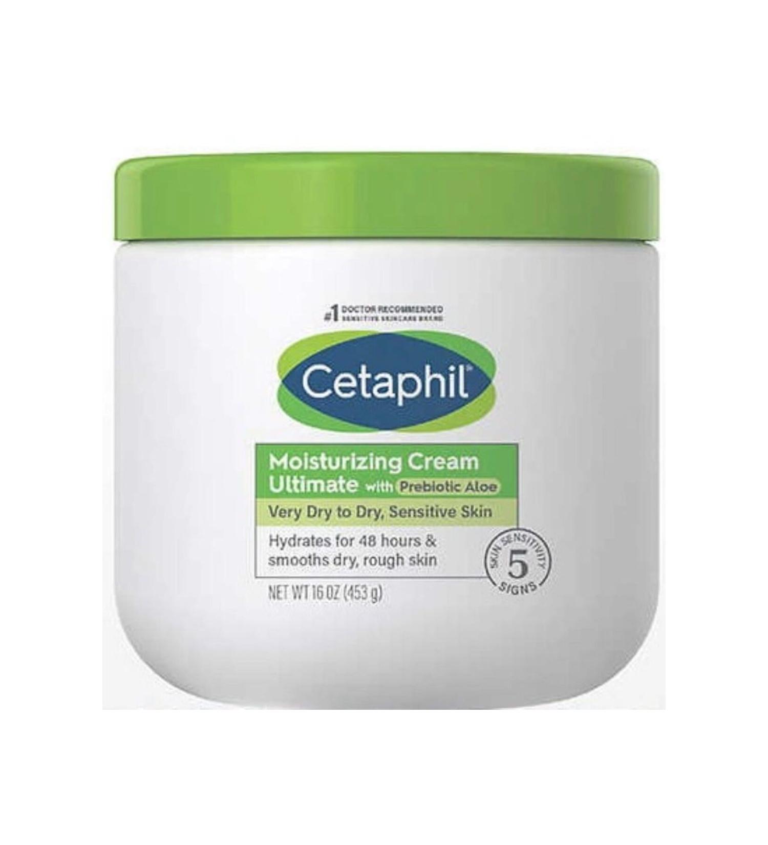 Cetaphil Prebiotic Aloe Containing Moisturizing Cream Ultimate 453 gr