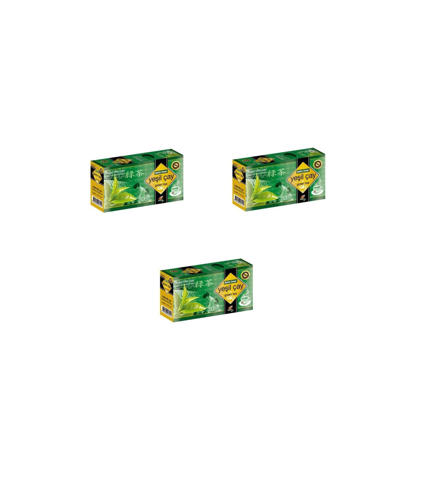 Shiffa Home Green Herbal Tea 20 Pieces 3 Pieces