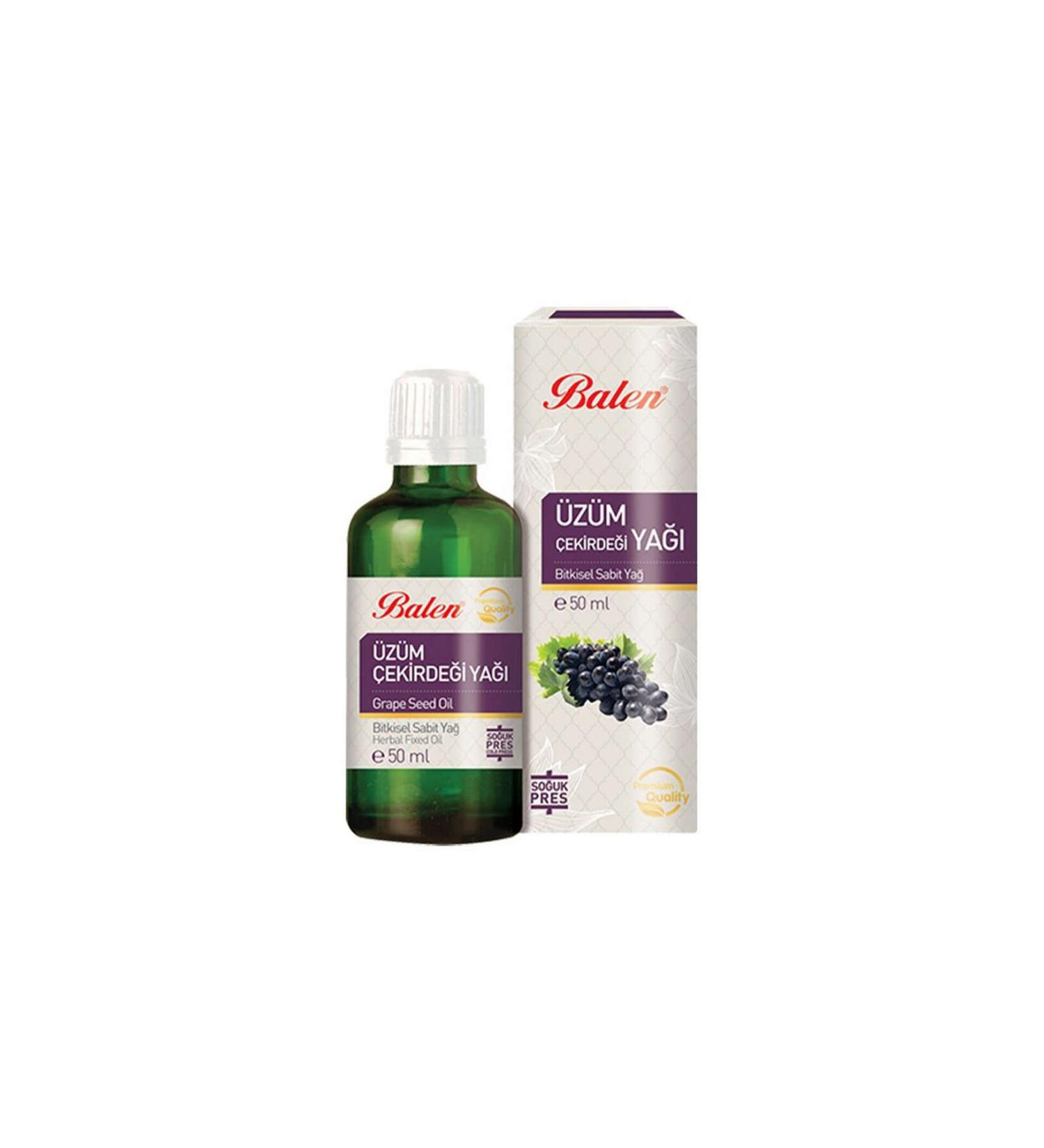 Balen Grape Seed Oil 50 Ml | Natural Oil That Moisturizes and Nourishes the Skin 570008