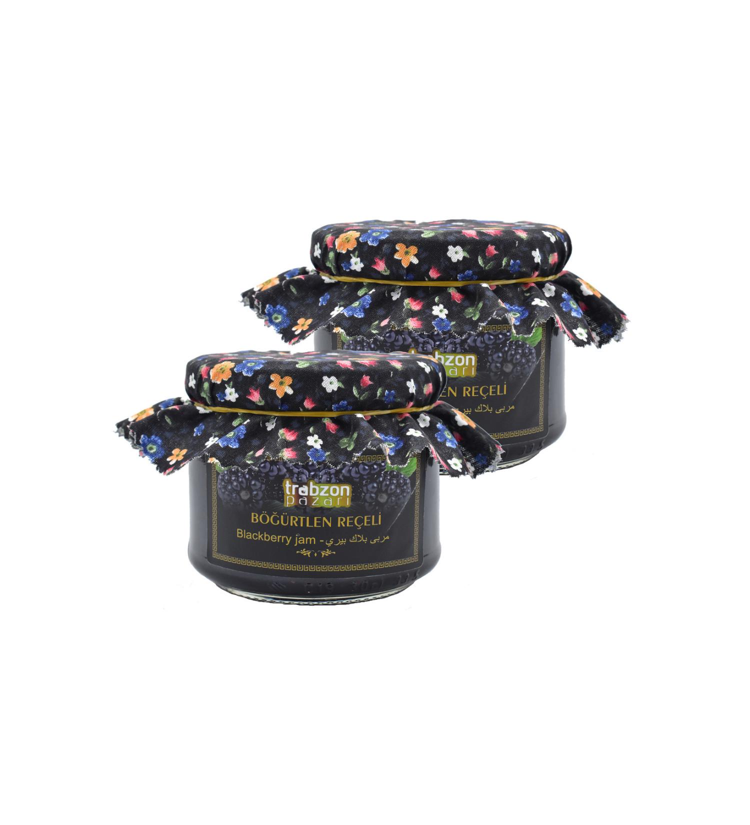 TRABZON PAZARI Natural Blackberry Jam 2x330 Gr