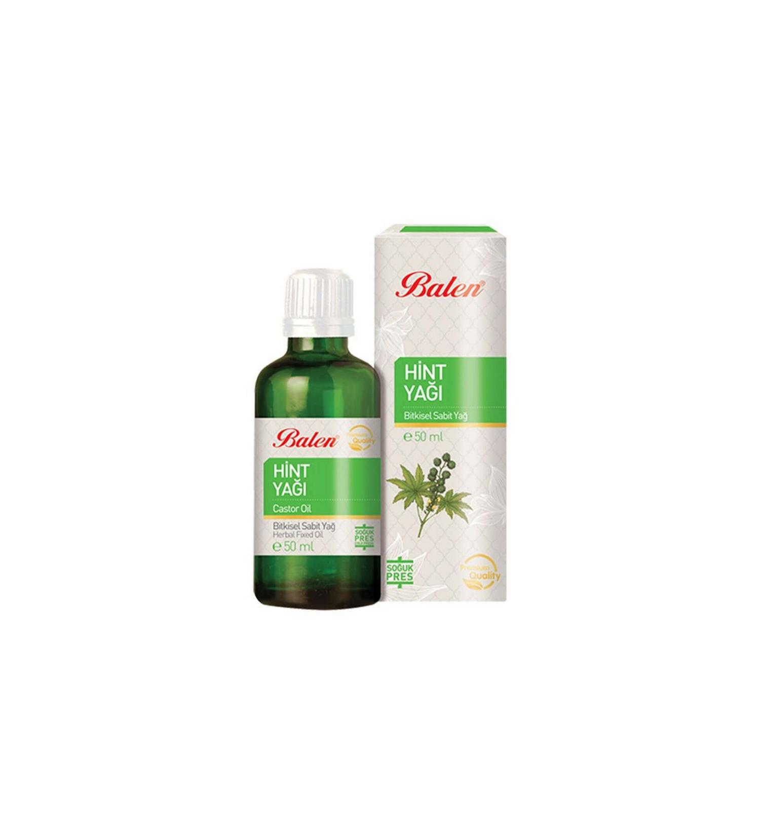Balen Castor Oil 50 Ml | Natural Oil For Hair Skin And Nail Care 570008