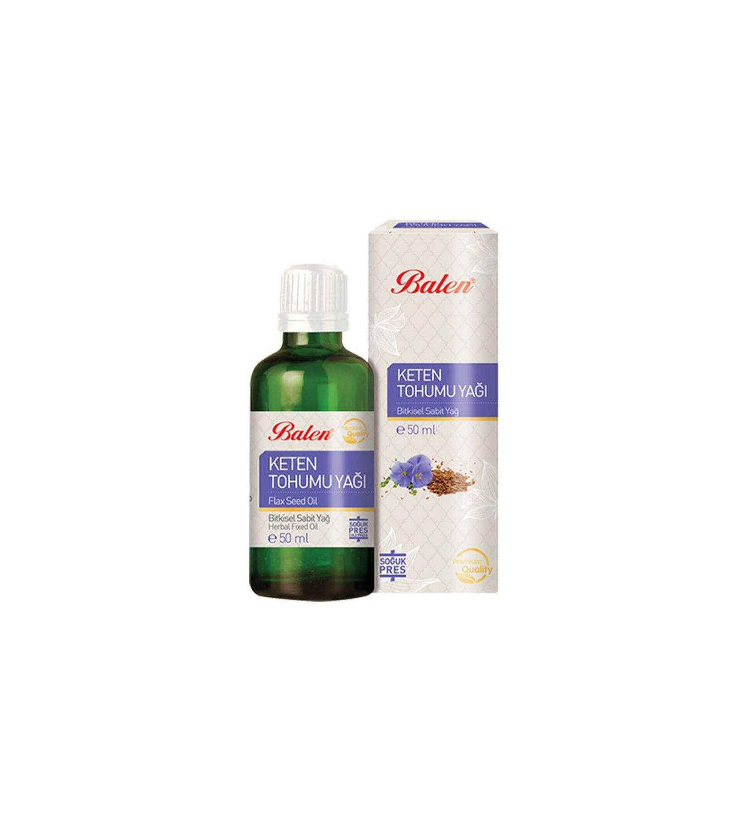 Balen Flaxseed Oil 50 Ml | Contains Omega-3 Fatty Acids Lignans and Antioxidants 570008