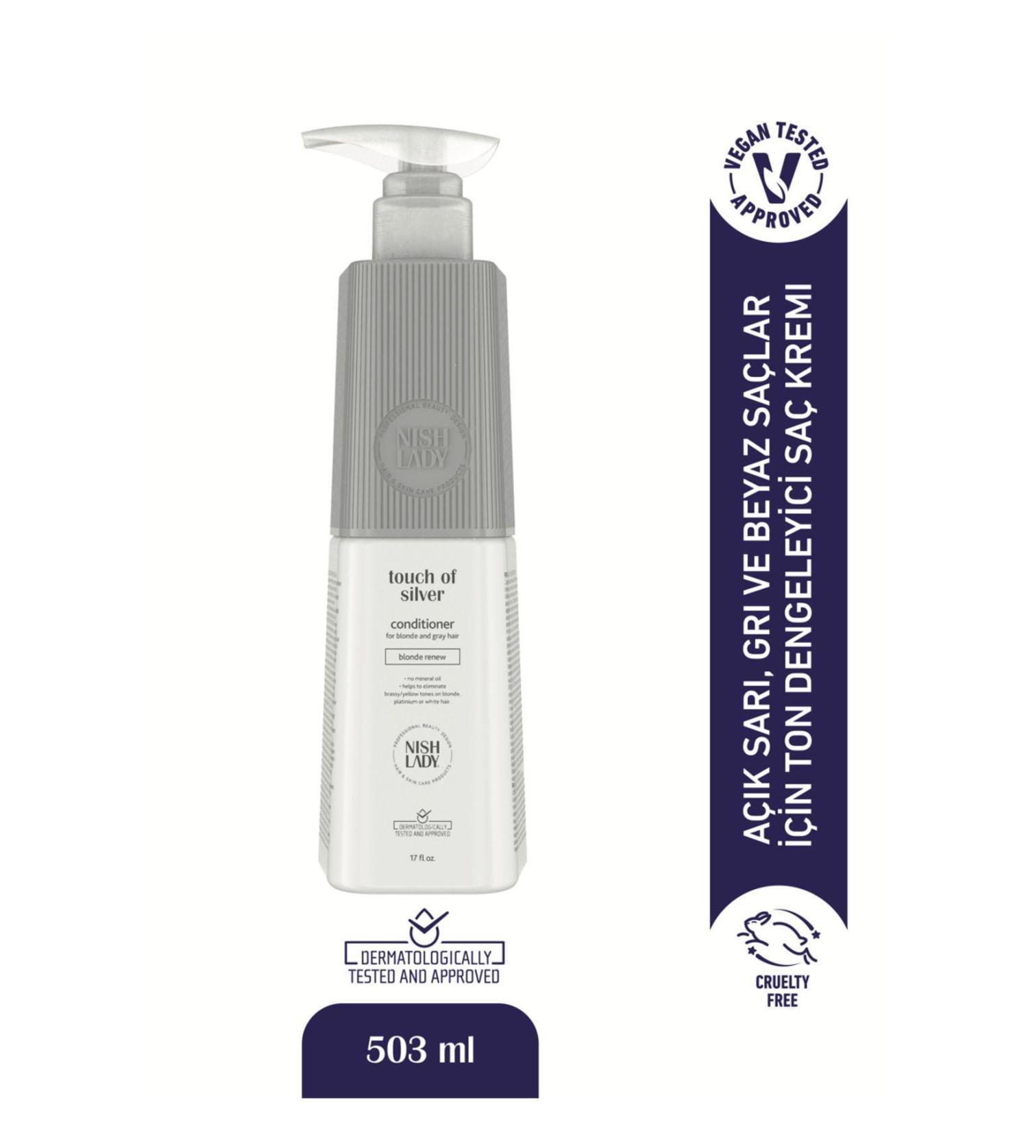 Nishlady Touch Of Silver Purple Care Cream - Purple Cream for Light Blonde Gray and White Hair - Buy Online on GoSupps.com